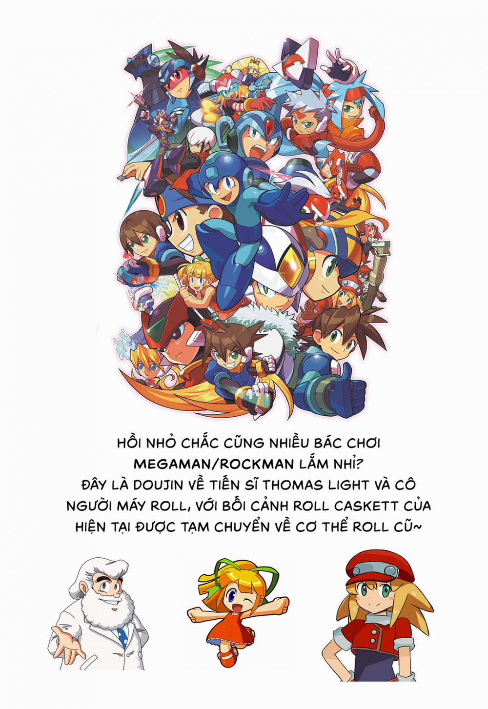 HentaiVN.net - Ảnh 3 - Roll-chan to Hakase no Nichijou (Megaman) [ロールちゃんとハカセの日常] - Chap 1
