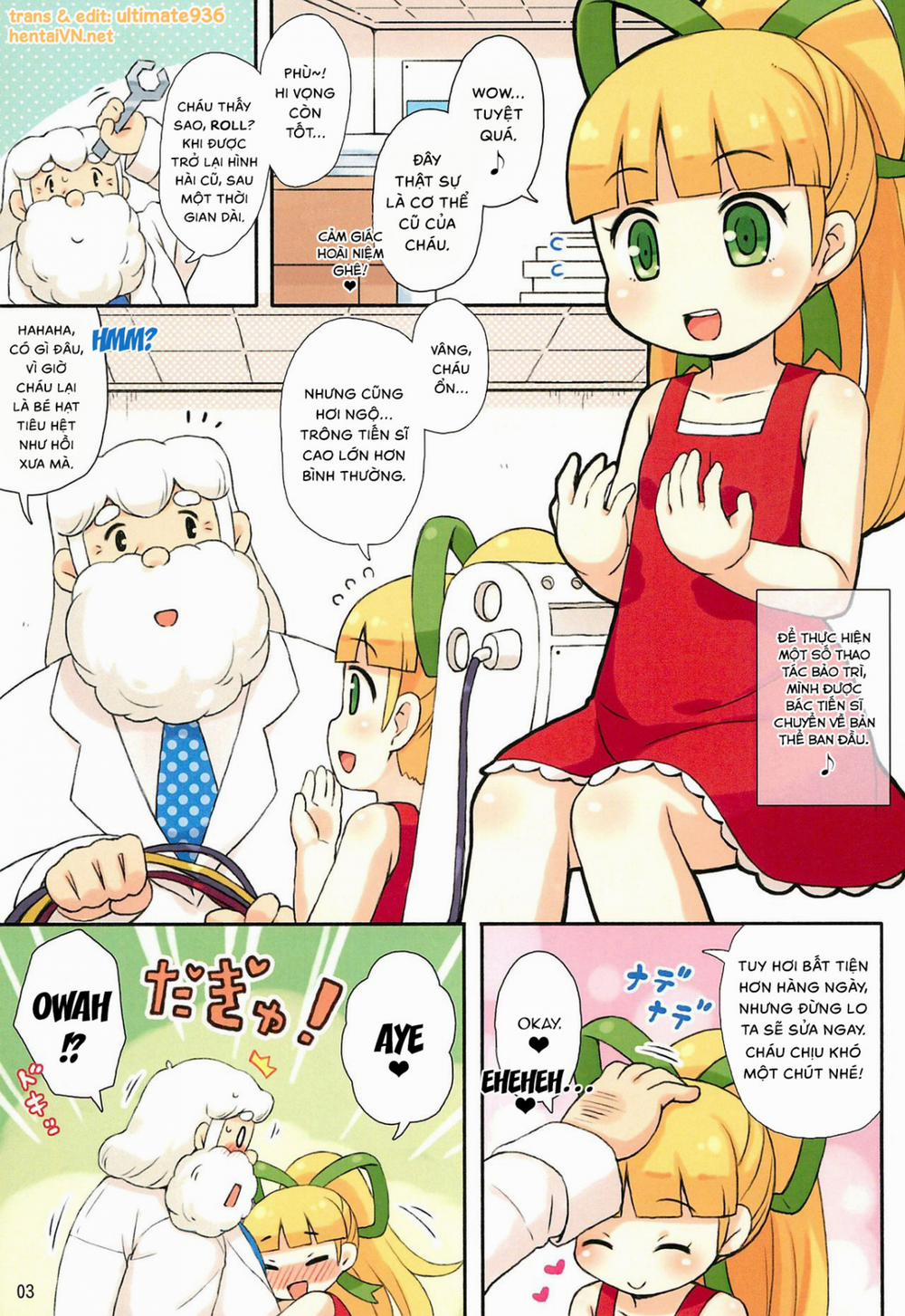 HentaiVN.net - Ảnh 4 - Roll-chan to Hakase no Nichijou (Megaman) [ロールちゃんとハカセの日常] - Chap 1
