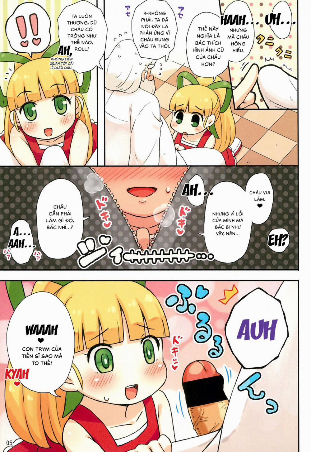 HentaiVN.net - Ảnh 6 - Roll-chan to Hakase no Nichijou (Megaman) [ロールちゃんとハカセの日常] - Chap 1