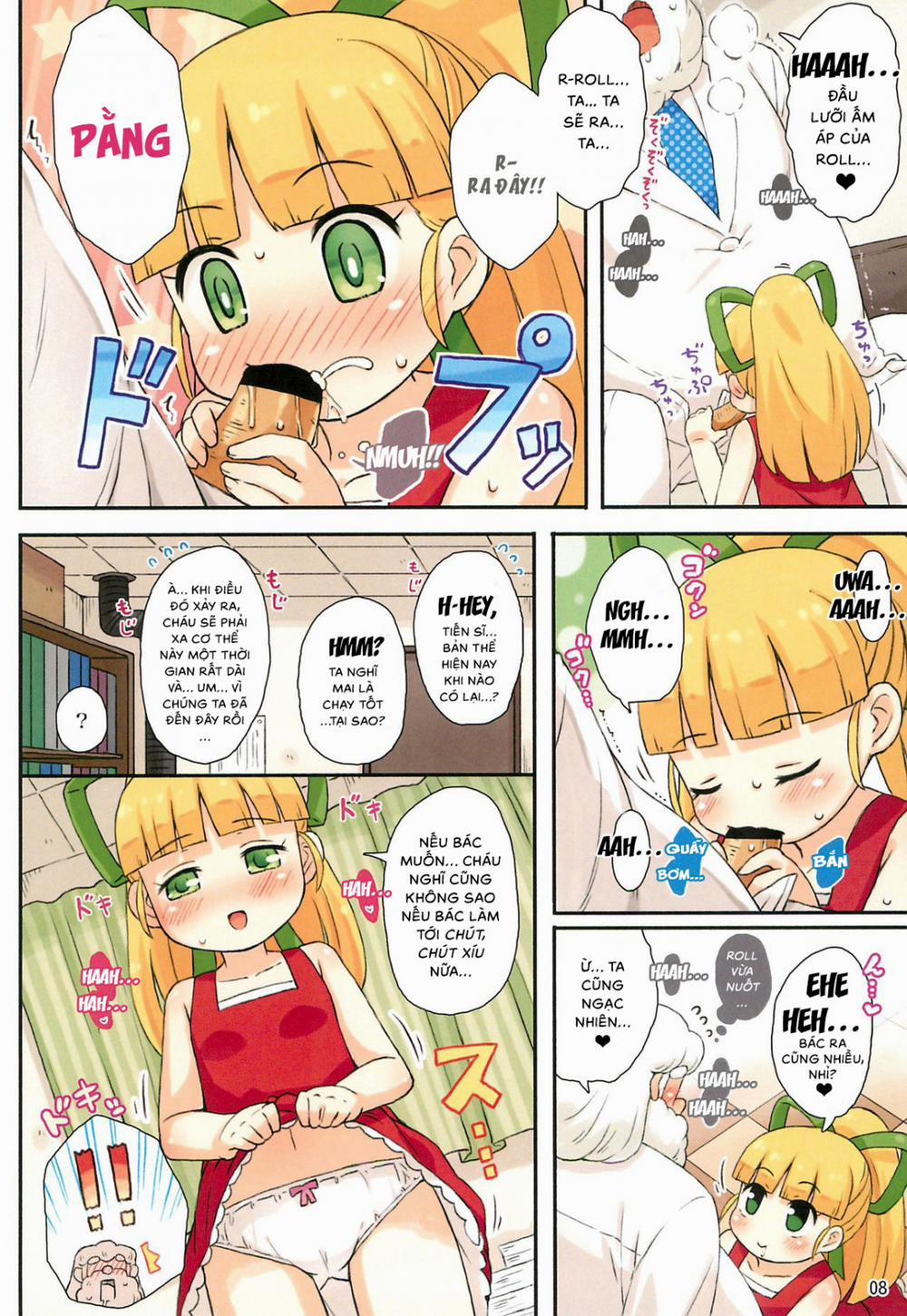 HentaiVN.net - Ảnh 9 - Roll-chan to Hakase no Nichijou (Megaman) [ロールちゃんとハカセの日常] - Chap 1