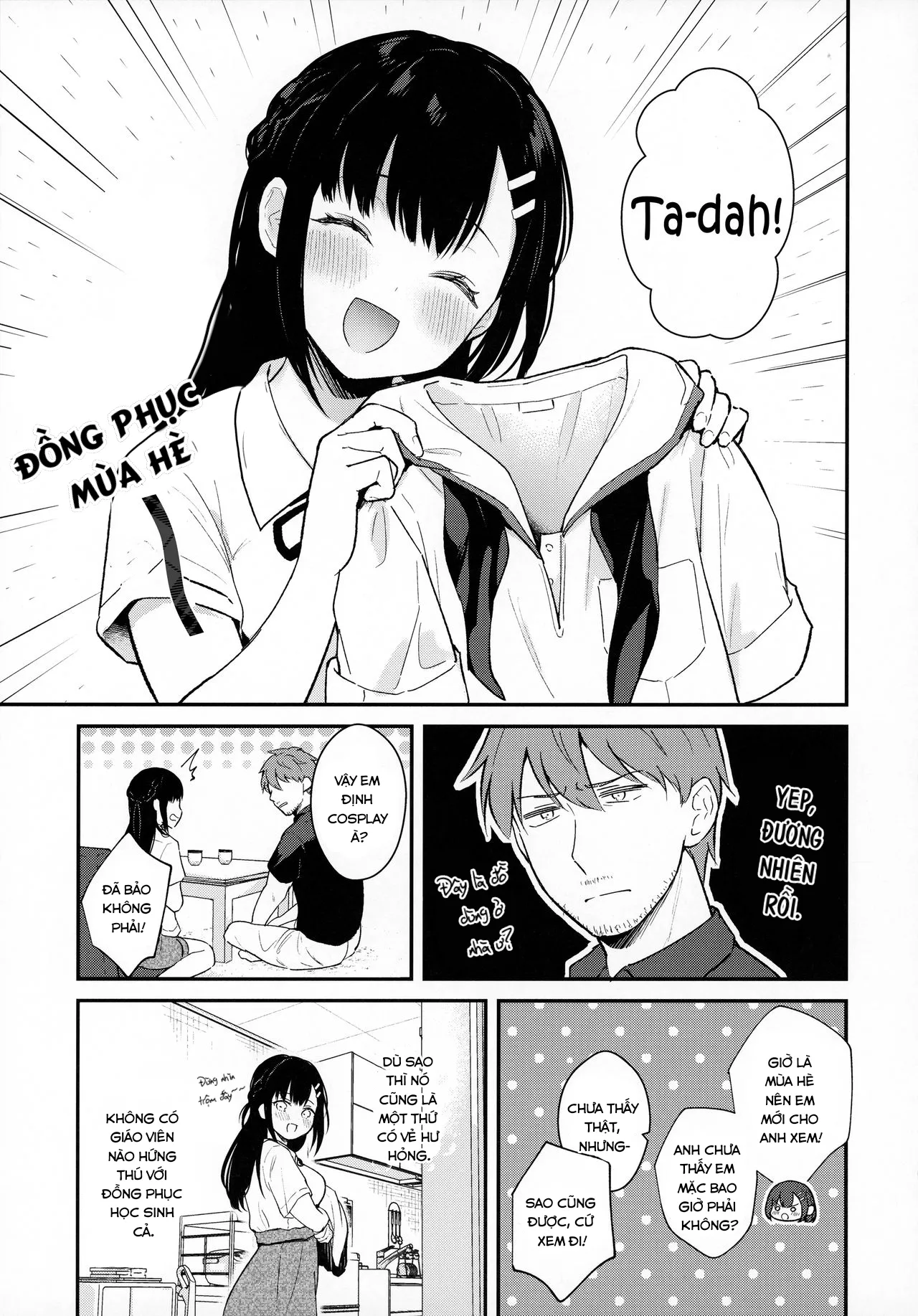 HentaiVN.net - Ảnh 7 - Tsuyu, Natsufuku, Apart nite - Chap 1