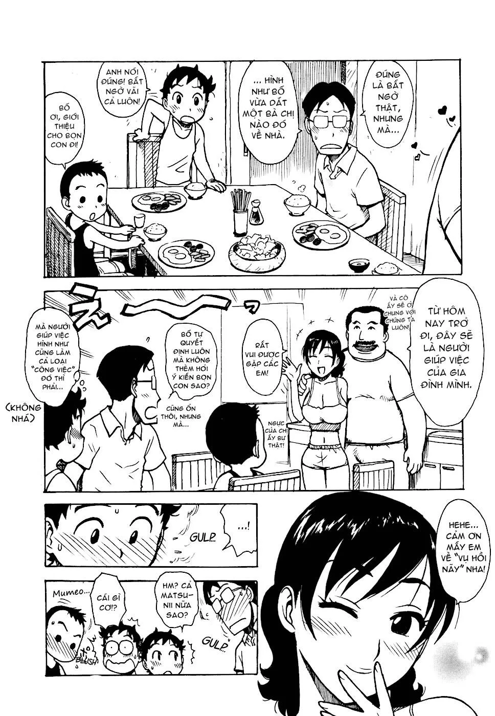 HentaiVN.net - Ảnh 9 - Chị Giúp Việc Dâm Đãng [Hebereke; へべれけ] - Chap 1
