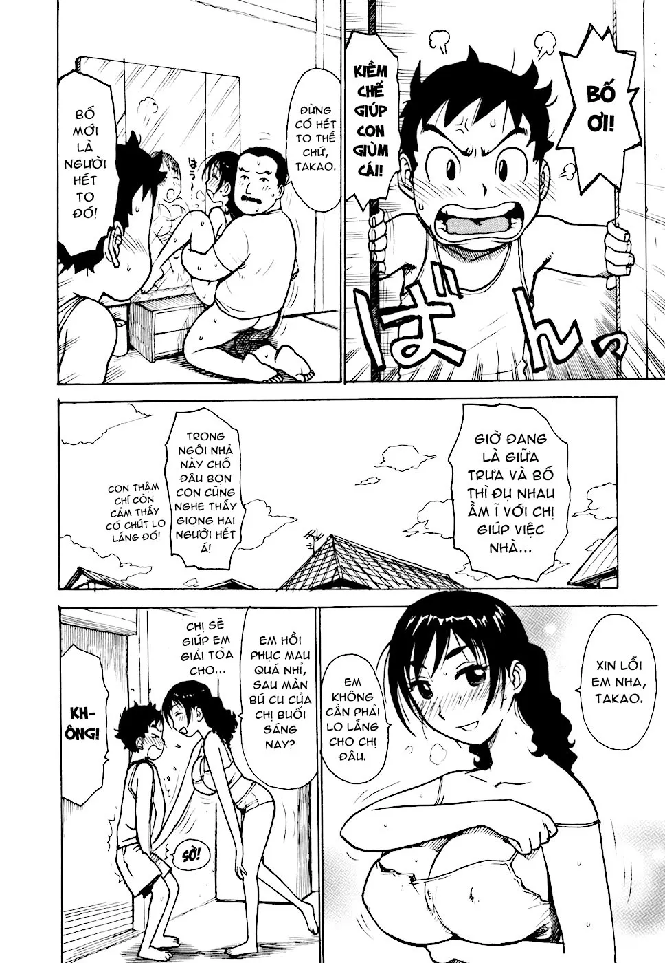 HentaiVN.net - Ảnh 5 - Chị Giúp Việc Dâm Đãng [Hebereke; へべれけ] - Chap 2