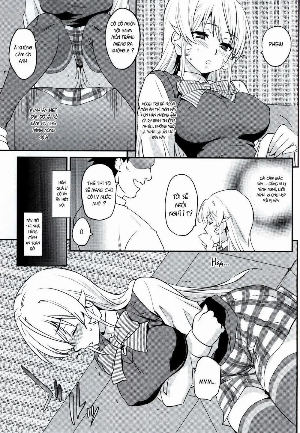 HentaiVN.net - Ảnh 5 - Erina-sama ni Tokusei Kuroi Curry o Gochisou shita Kekka (Shokugeki no Soma) - Chap 1