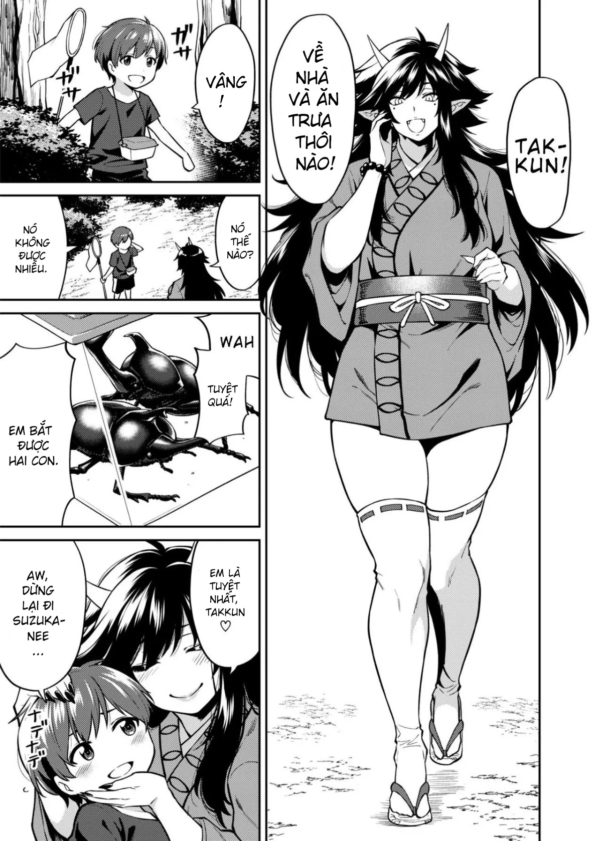 HentaiVN.net - Ảnh 4 - Takkun and the Fox Onee-san [Takkun to Kitsune no Onee-san] - Chap 1