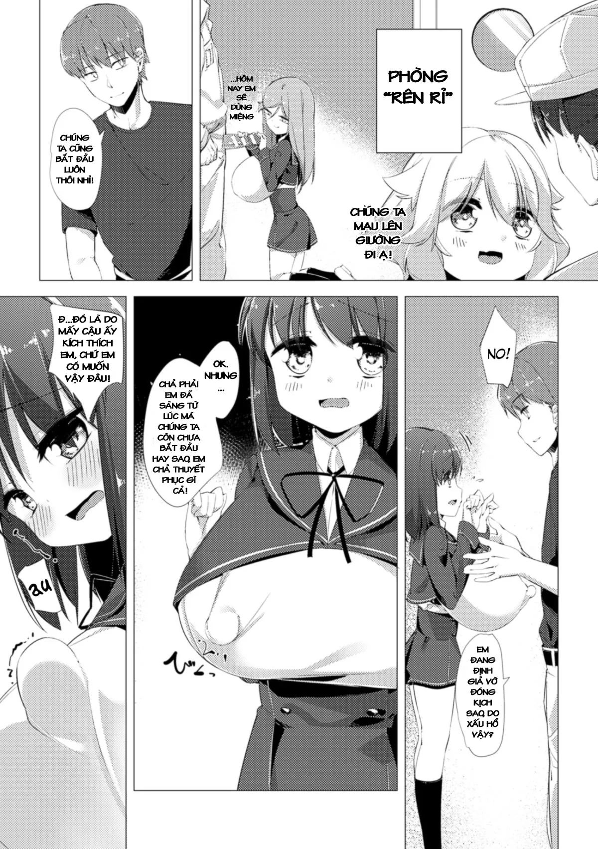 HentaiVN.net - Ảnh 12 - Nyuugyuu Shoujo Kaori [Dairy Cow Girl Kaori] - Chap 1