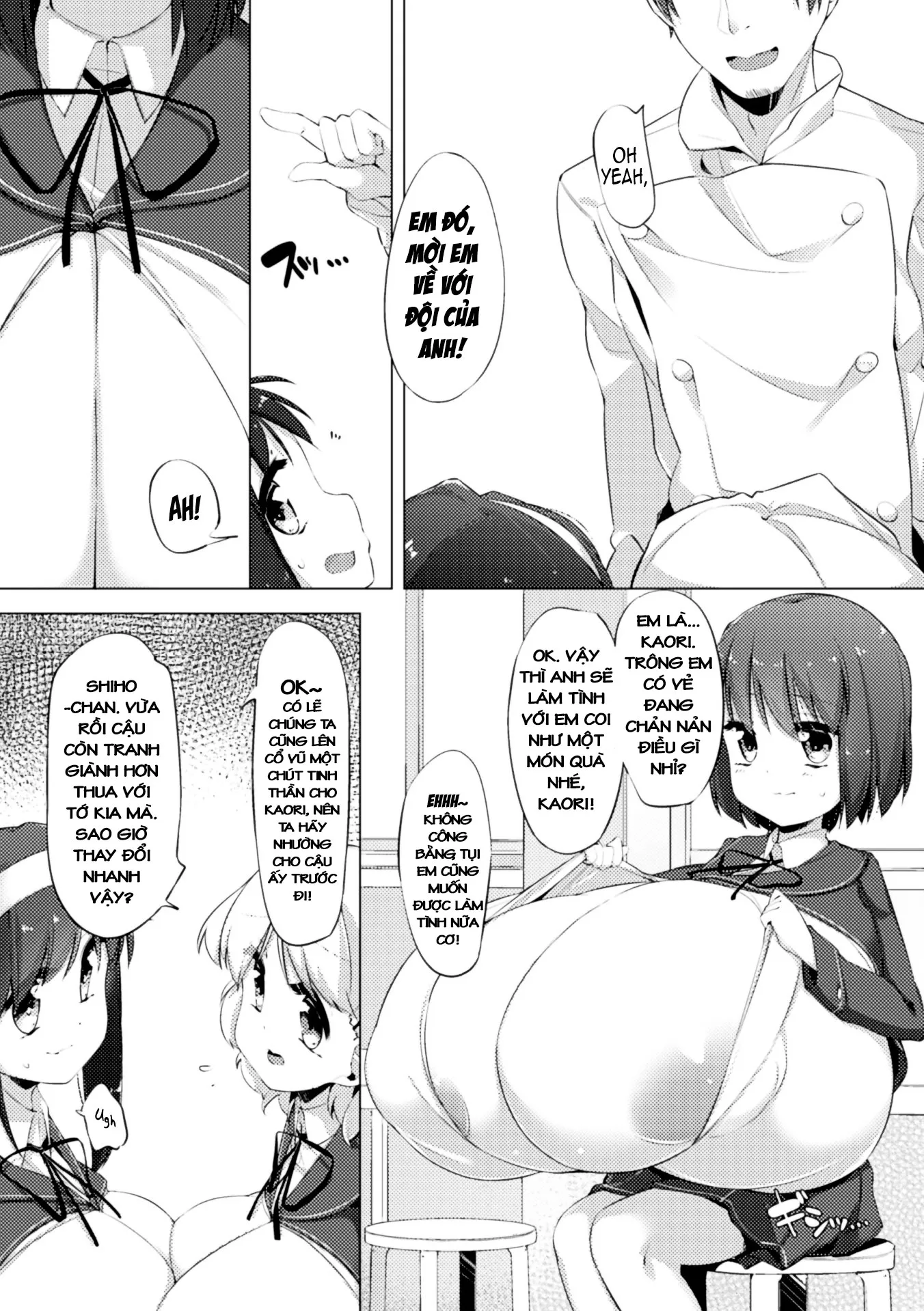 HentaiVN.net - Ảnh 13 - Nyuugyuu Shoujo Kaori [Dairy Cow Girl Kaori] - Chap 2