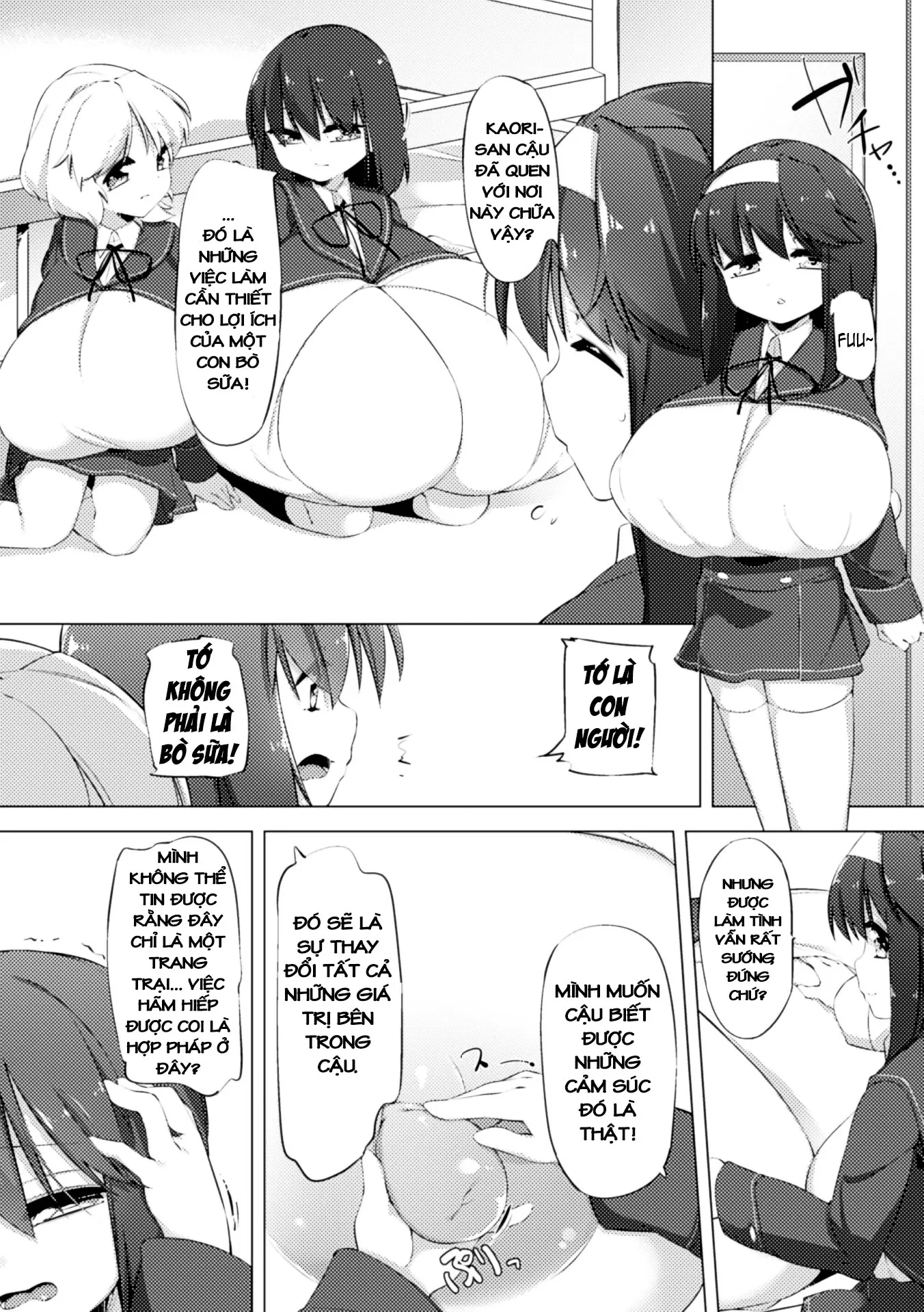 HentaiVN.net - Ảnh 20 - Nyuugyuu Shoujo Kaori [Dairy Cow Girl Kaori] - Chap 2