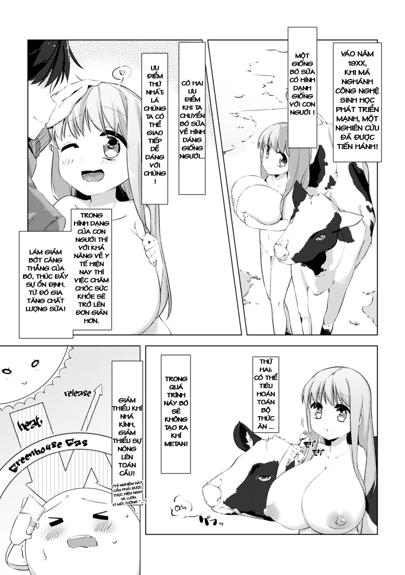 HentaiVN.net - Ảnh 4 - Nyuugyuu Shoujo Kaori [Dairy Cow Girl Kaori] - Chap 2