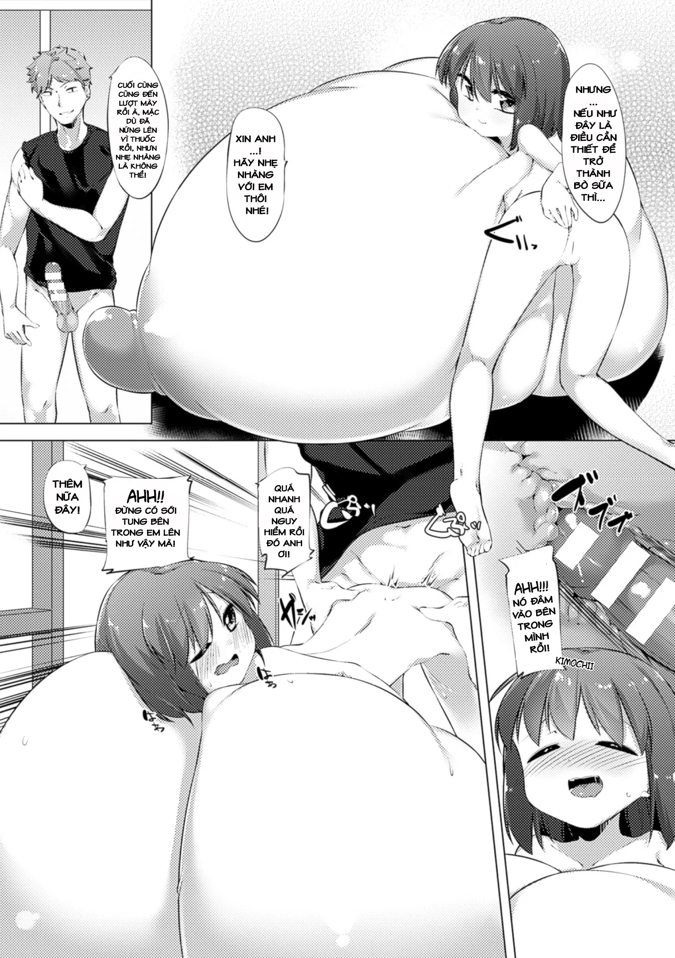 HentaiVN.net - Ảnh 13 - Nyuugyuu Shoujo Kaori [Dairy Cow Girl Kaori] - Chap 3