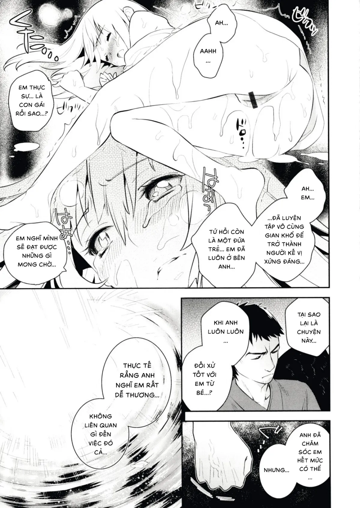 HentaiVN.net - Ảnh 11 - Cô dâu của thần núi. [The Mountain God's Bride (Nyotaika! Paradise 06); 山神の花嫁] - Chap 1