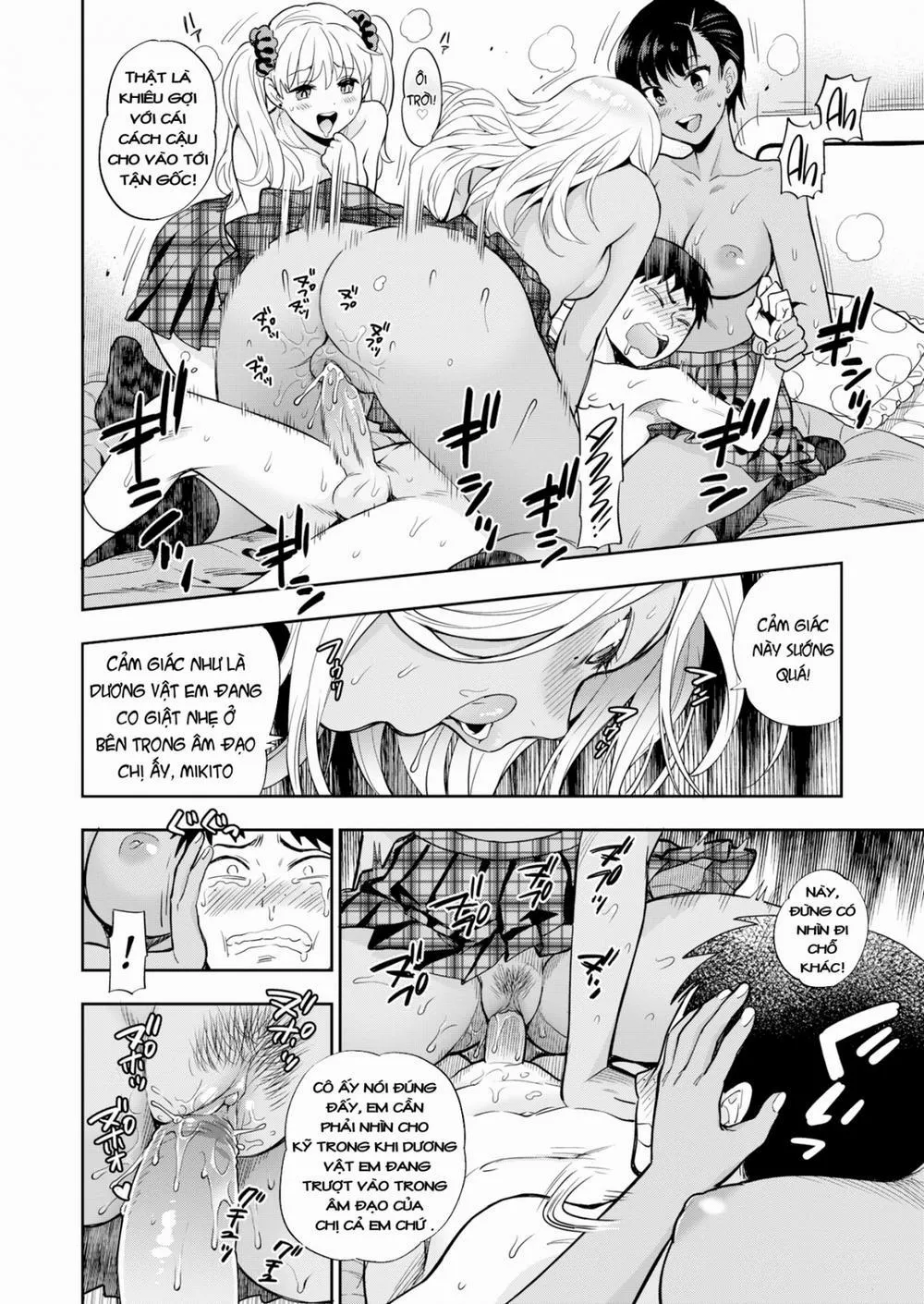 HentaiVN.net - Ảnh 20 - Virgin Little Brother & 3 Sluts - Chap 1