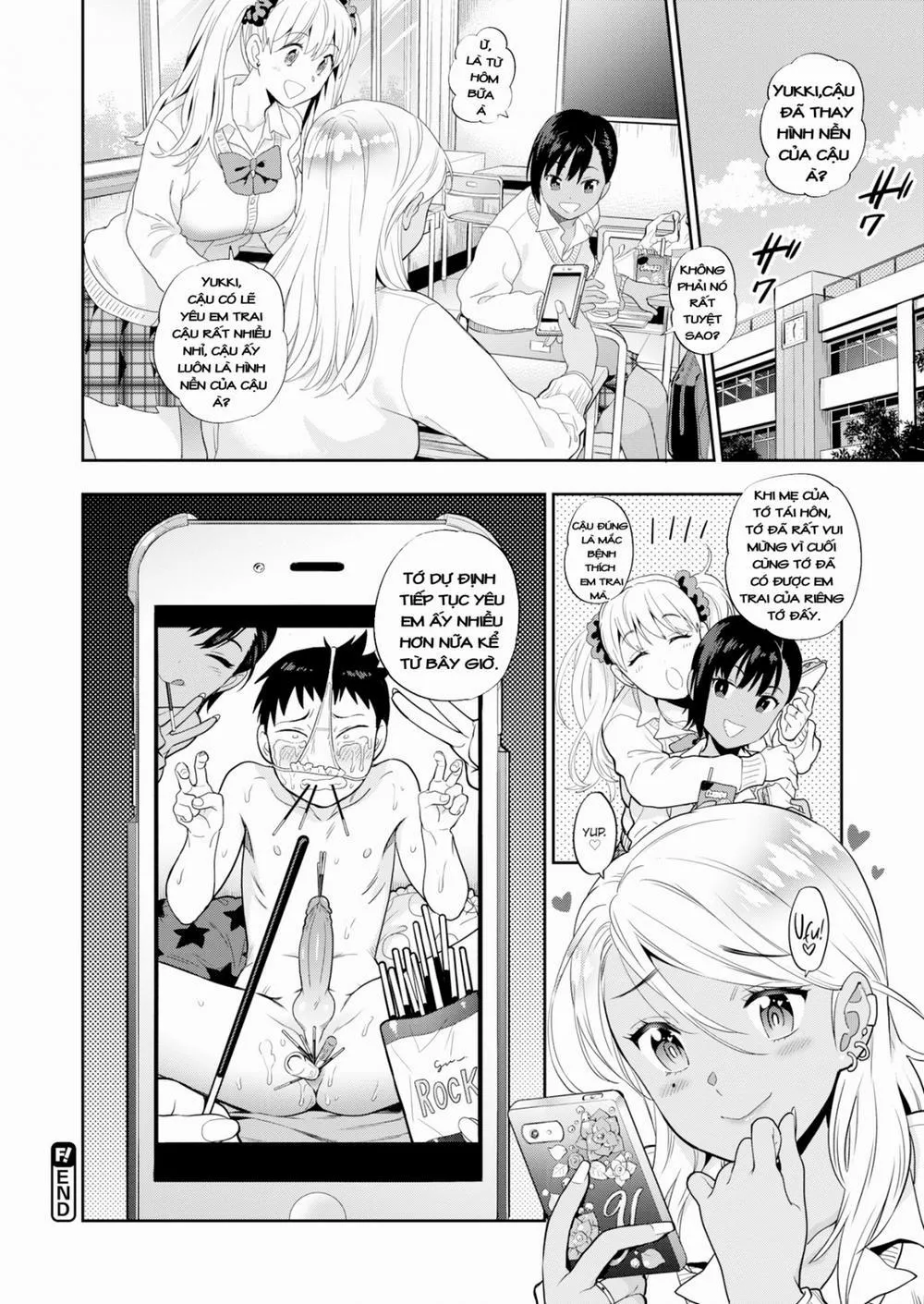 HentaiVN.net - Ảnh 26 - Virgin Little Brother & 3 Sluts - Chap 1