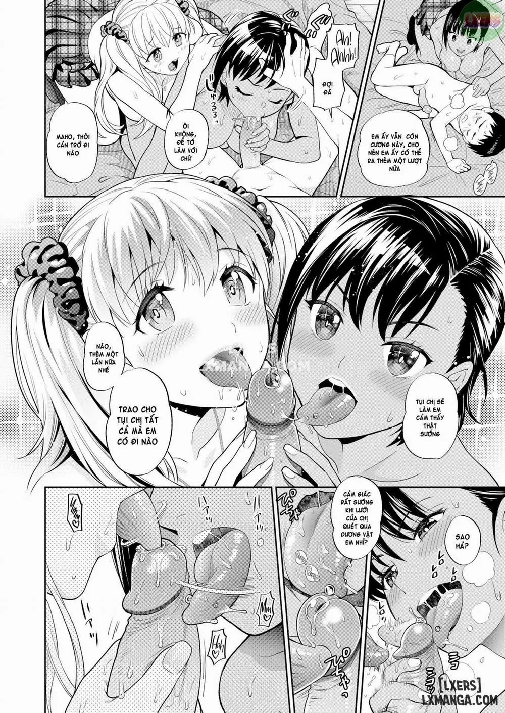 HentaiVN.net - Ảnh 16 - Virgin Little Brother & 3 Sluts - Chap 2