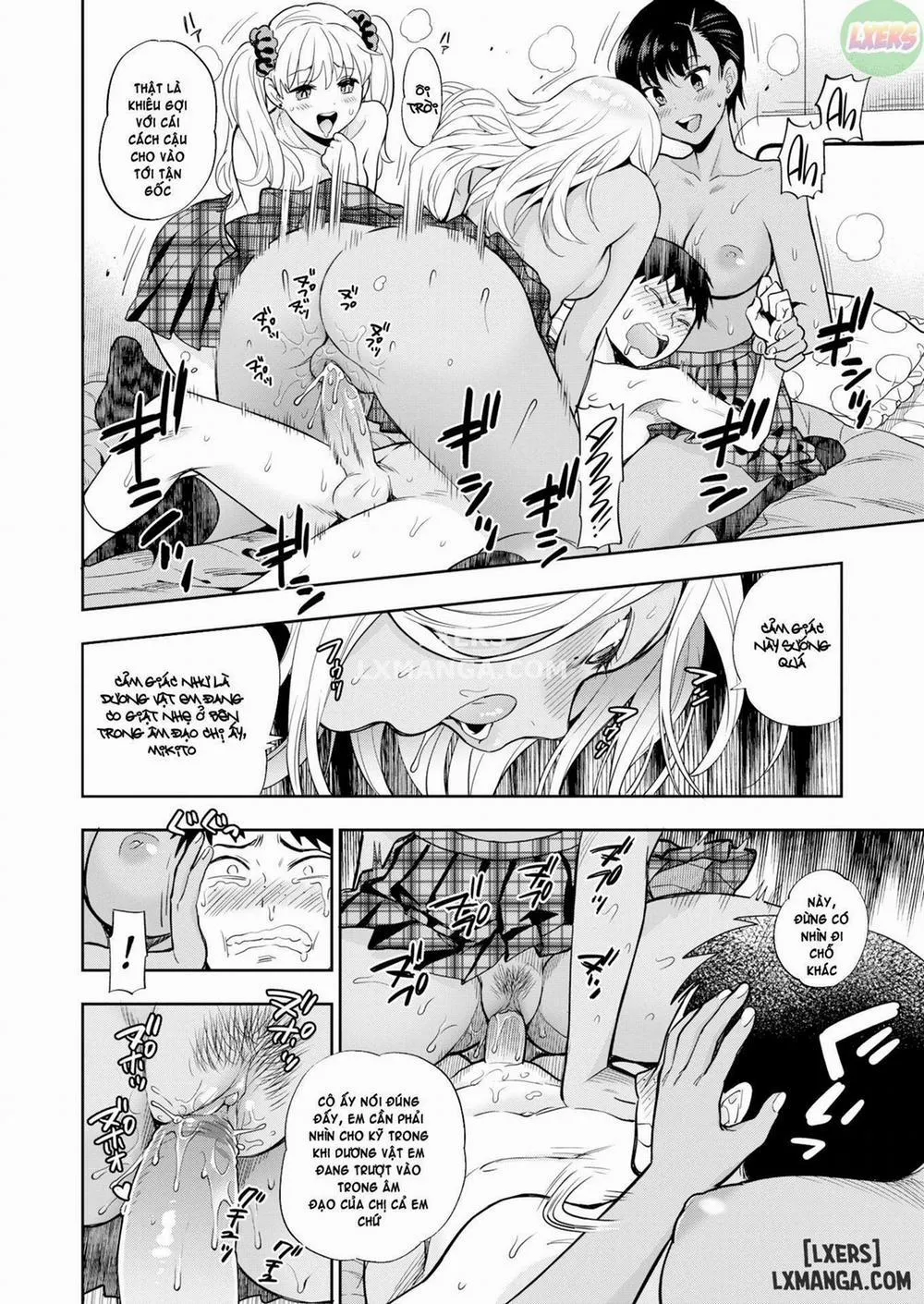 HentaiVN.net - Ảnh 20 - Virgin Little Brother & 3 Sluts - Chap 2