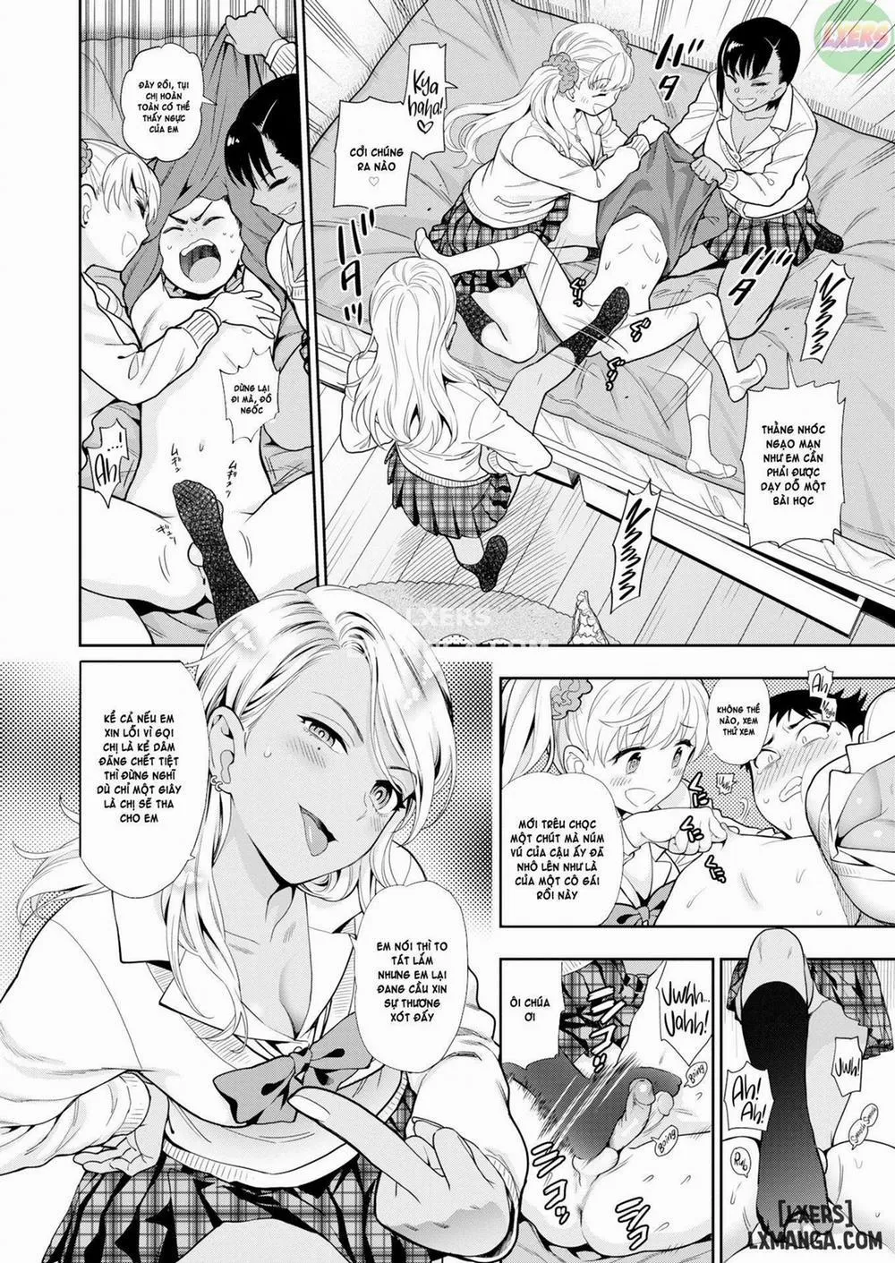 HentaiVN.net - Ảnh 6 - Virgin Little Brother & 3 Sluts - Chap 2