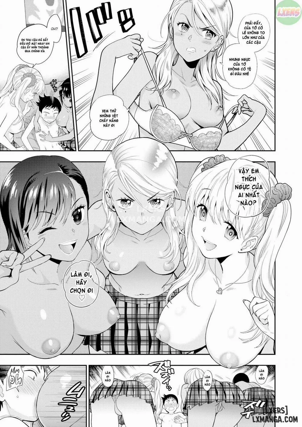 HentaiVN.net - Ảnh 9 - Virgin Little Brother & 3 Sluts - Chap 2