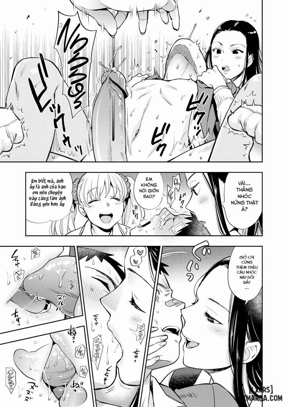 HentaiVN.net - Ảnh 13 - Virgin Little Brother & 3 Sluts - Chap 3