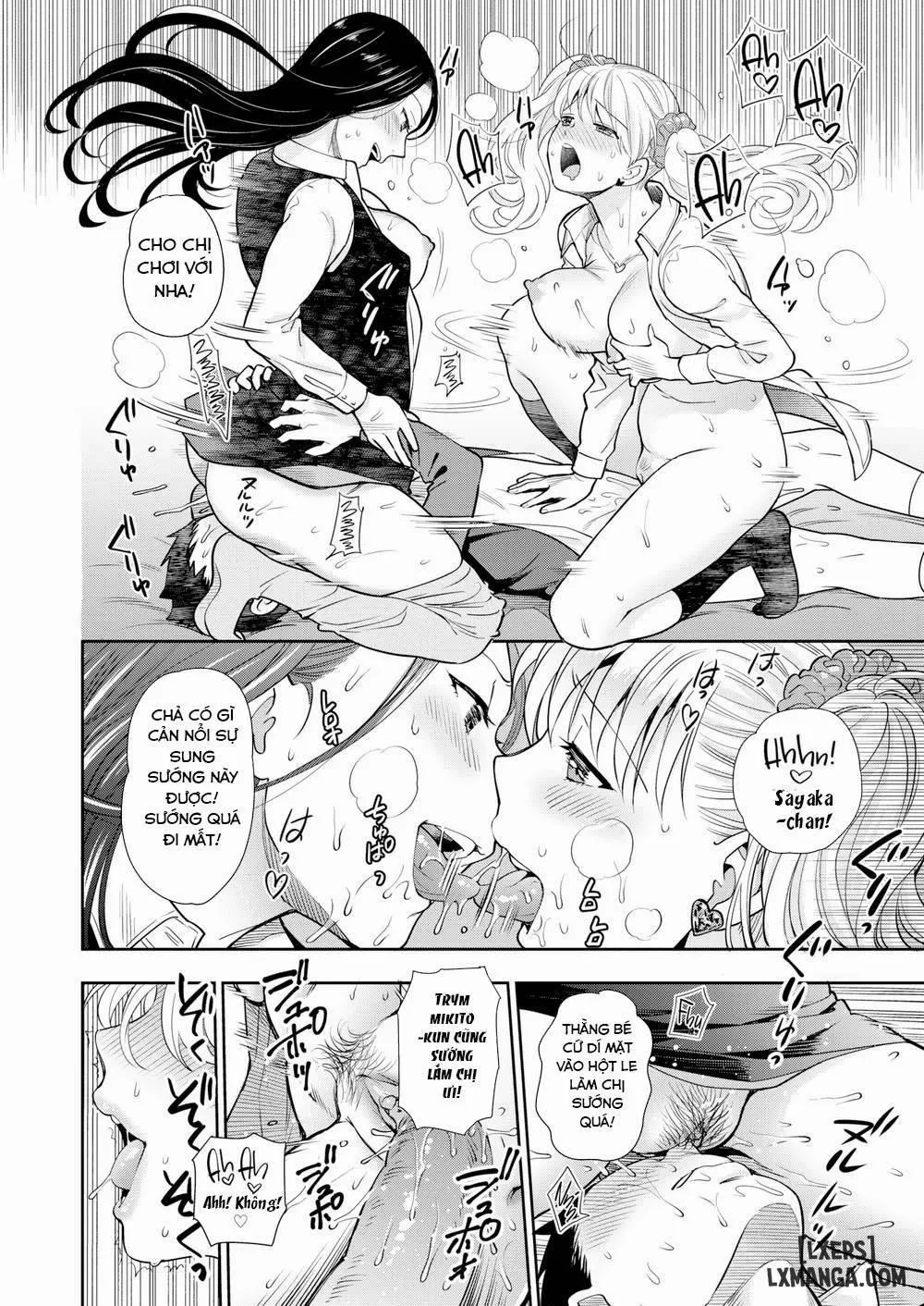 HentaiVN.net - Ảnh 18 - Virgin Little Brother & 3 Sluts - Chap 3