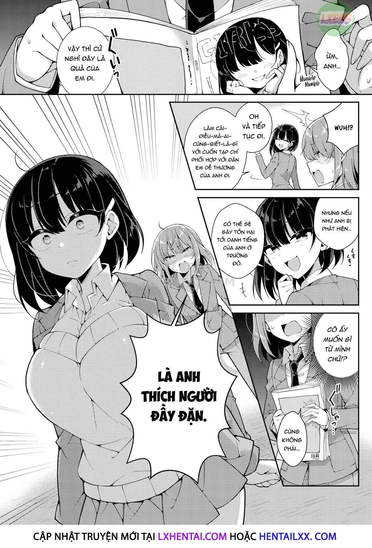 HentaiVN.net - Ảnh 7 - Huge Kouhai X Tiny Senpai - Chap 1