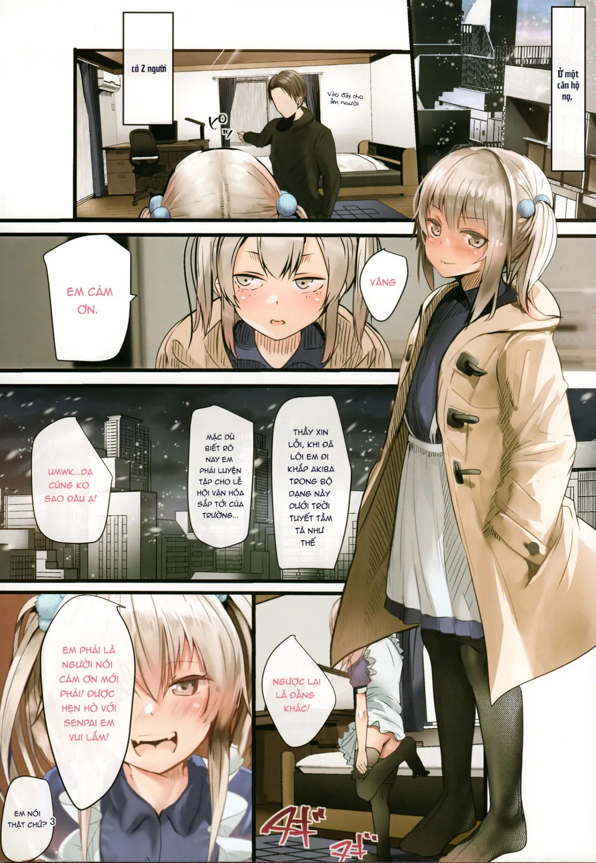 HentaiVN.net - Ảnh 3 - Bukatsudo no kohai wa otokonoko - Chap 1