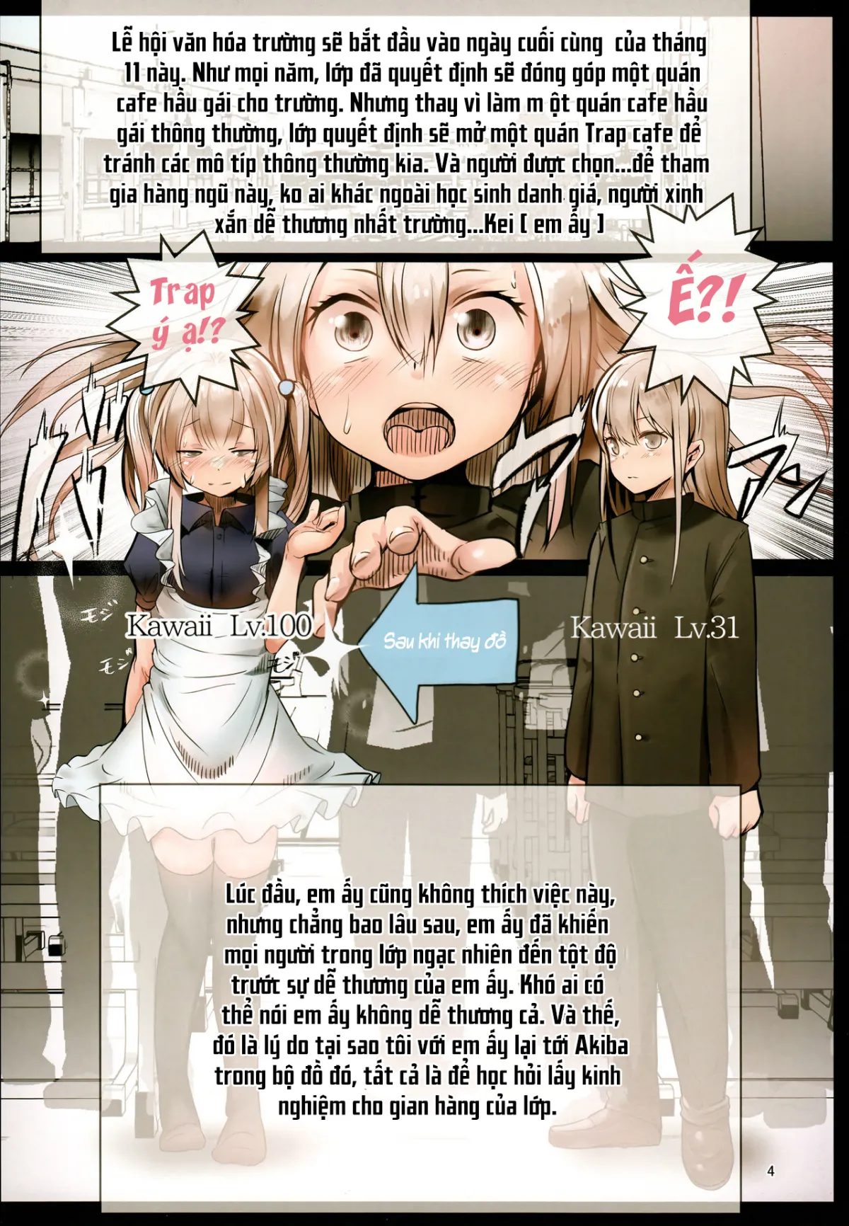 HentaiVN.net - Ảnh 4 - Bukatsudo no kohai wa otokonoko - Chap 1