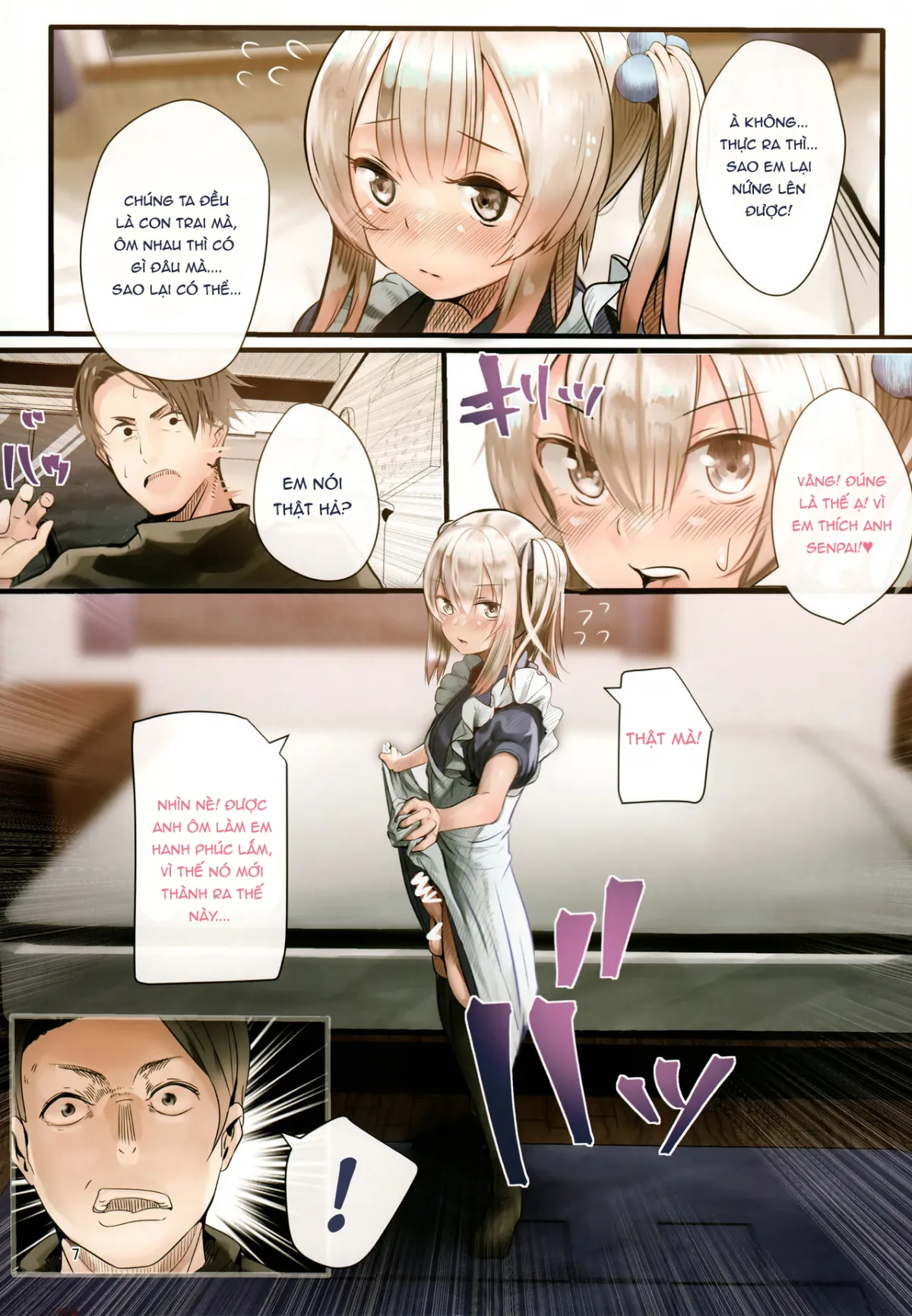 HentaiVN.net - Ảnh 7 - Bukatsudo no kohai wa otokonoko - Chap 1