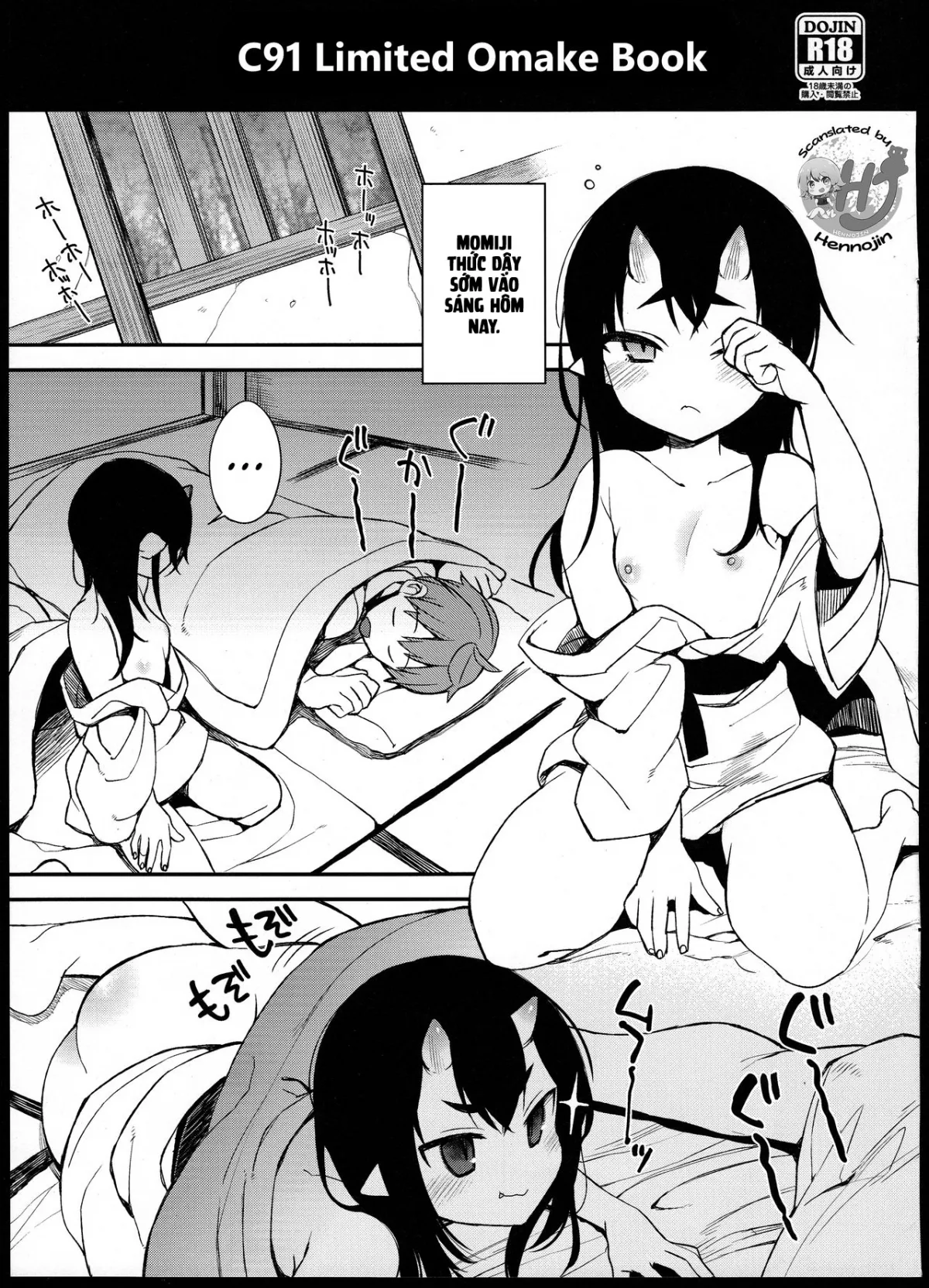 HentaiVN.net - Ảnh 2 - Thiếu nữ Oni dâm đãng - Chap 1