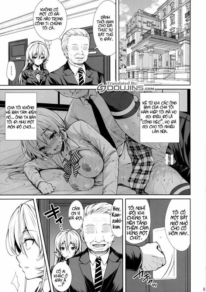 HentaiVN.net - Ảnh 5 - Erina-sama Ura Settai Nisarame (Shokugeki no Soma) - Chap 1