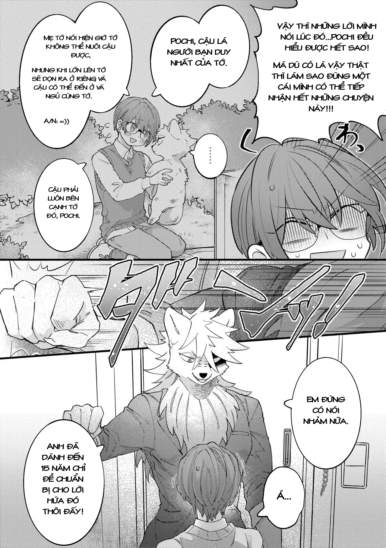 HentaiVN.net - Ảnh 14 - Trở thành gia đình với thú nhân [High Spec na Juujin ni Otosaremashita] - Chap 1