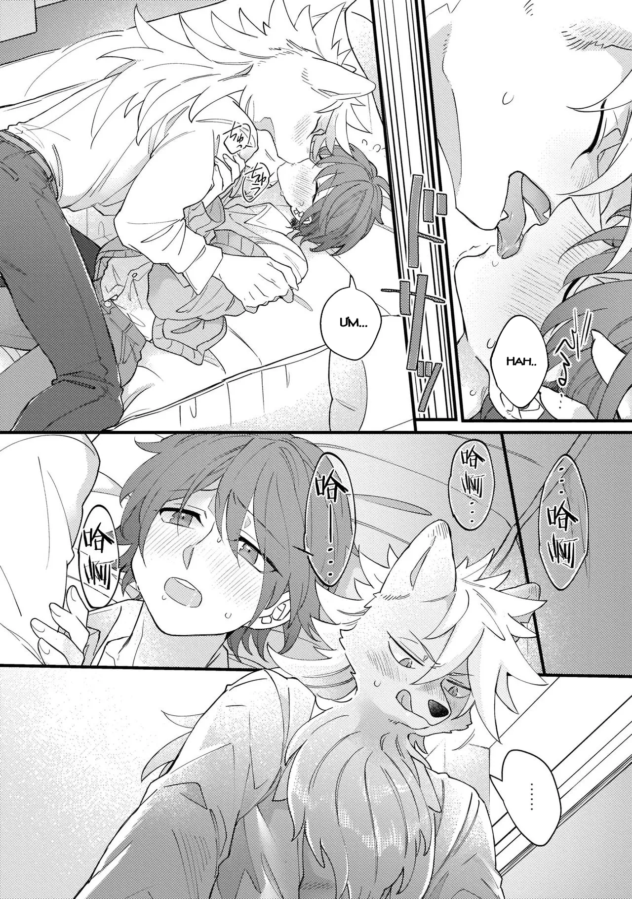 HentaiVN.net - Ảnh 26 - Trở thành gia đình với thú nhân [High Spec na Juujin ni Otosaremashita] - Chap 1