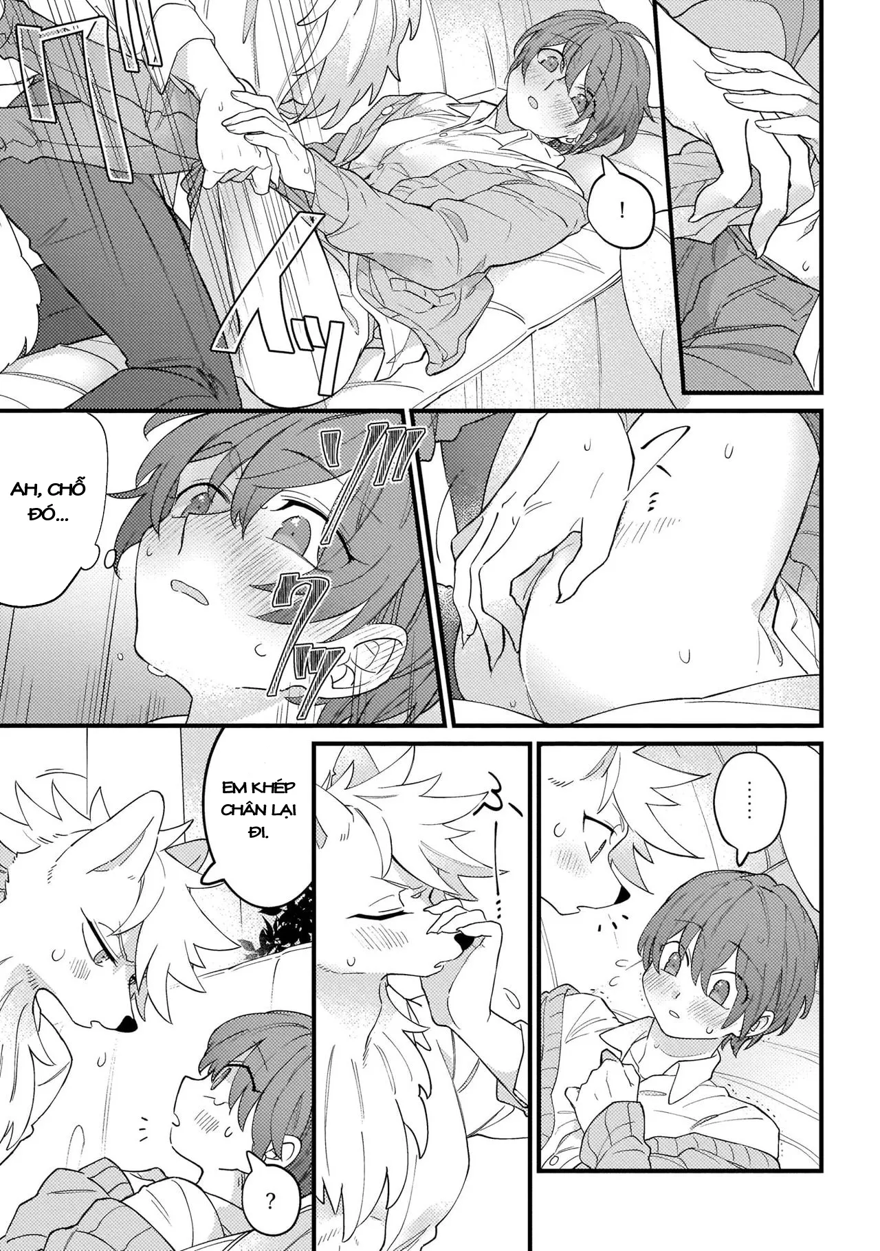 HentaiVN.net - Ảnh 29 - Trở thành gia đình với thú nhân [High Spec na Juujin ni Otosaremashita] - Chap 1
