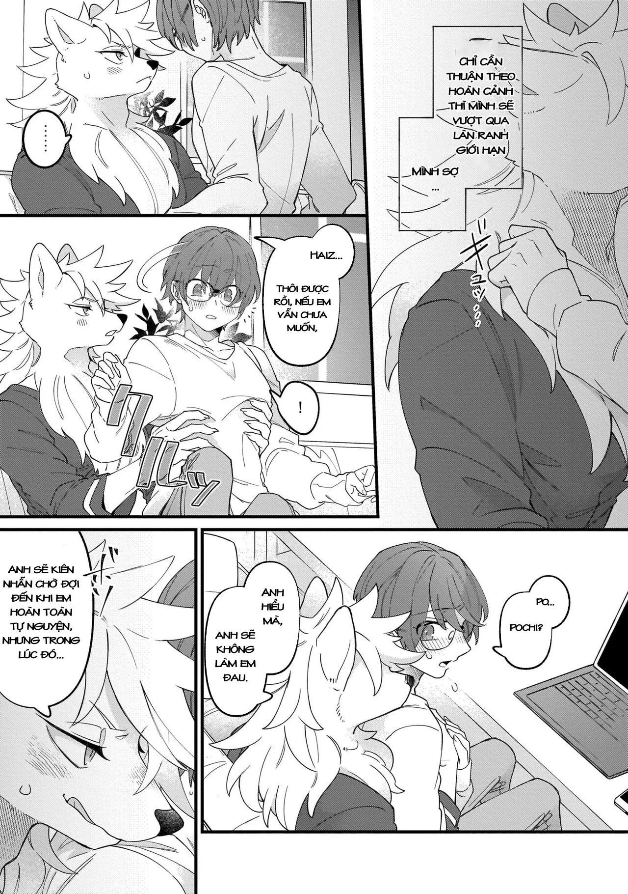 HentaiVN.net - Ảnh 14 - Trở thành gia đình với thú nhân [High Spec na Juujin ni Otosaremashita] - Chap 2