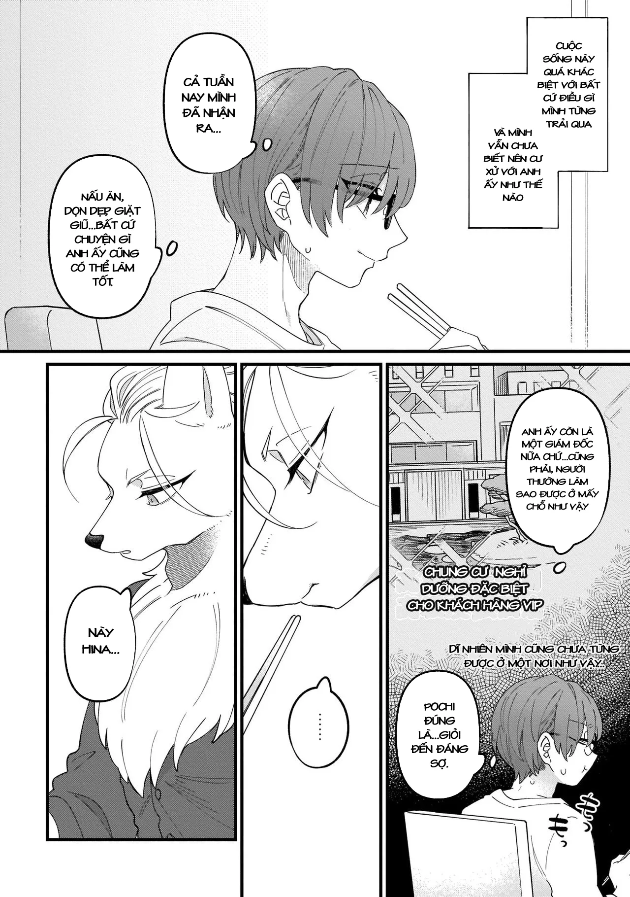 HentaiVN.net - Ảnh 7 - Trở thành gia đình với thú nhân [High Spec na Juujin ni Otosaremashita] - Chap 2
