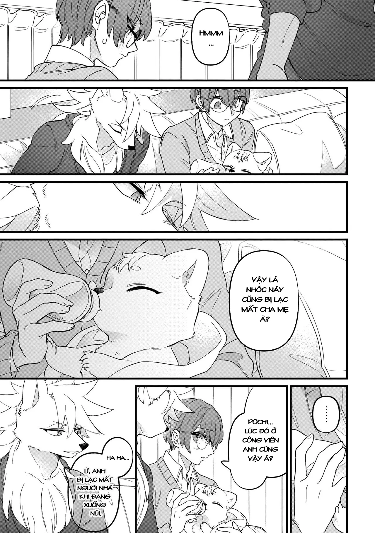 HentaiVN.net - Ảnh 12 - Trở thành gia đình với thú nhân [High Spec na Juujin ni Otosaremashita] - Chap 3