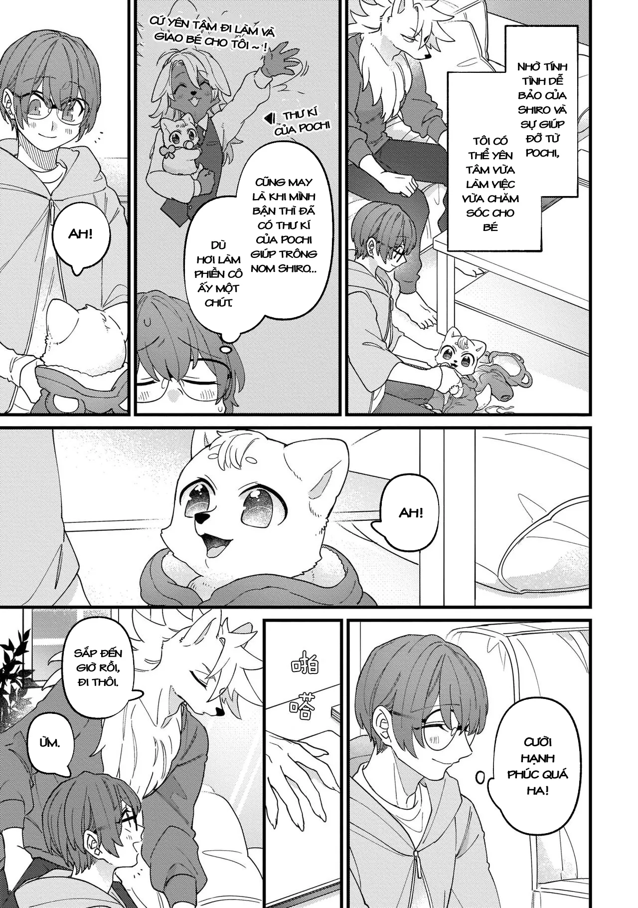 HentaiVN.net - Ảnh 18 - Trở thành gia đình với thú nhân [High Spec na Juujin ni Otosaremashita] - Chap 3