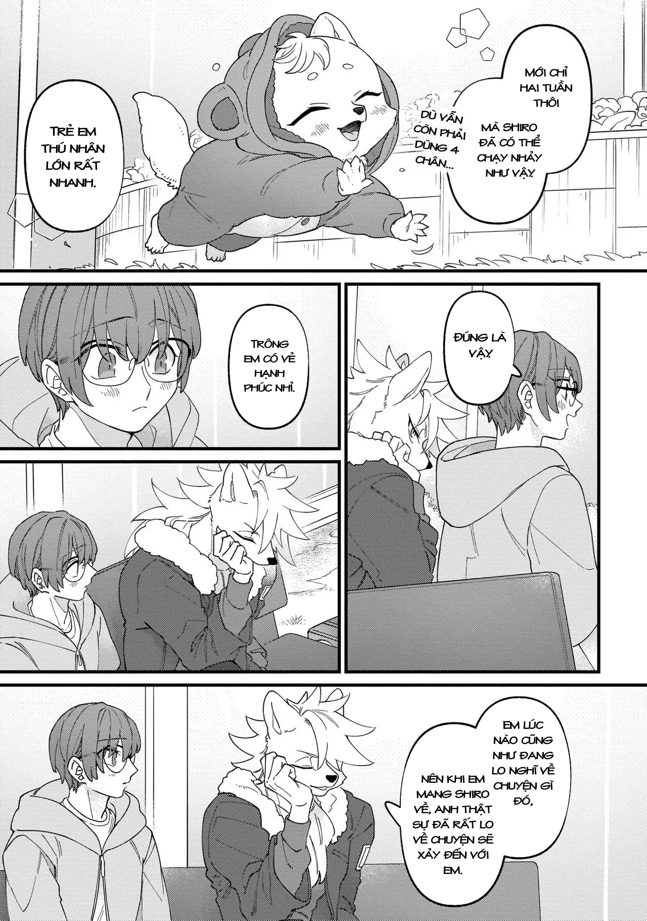 HentaiVN.net - Ảnh 20 - Trở thành gia đình với thú nhân [High Spec na Juujin ni Otosaremashita] - Chap 3