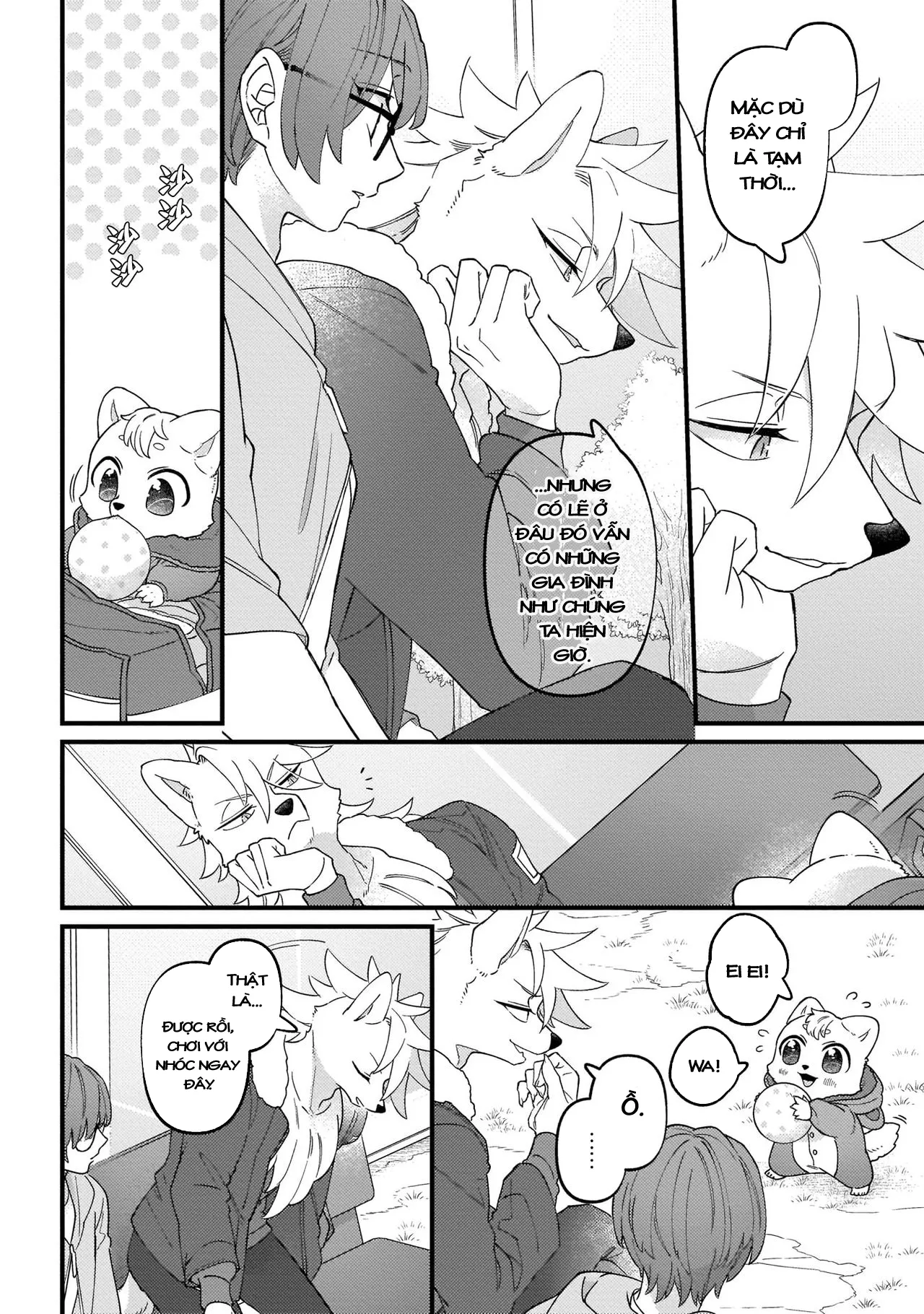 HentaiVN.net - Ảnh 21 - Trở thành gia đình với thú nhân [High Spec na Juujin ni Otosaremashita] - Chap 3