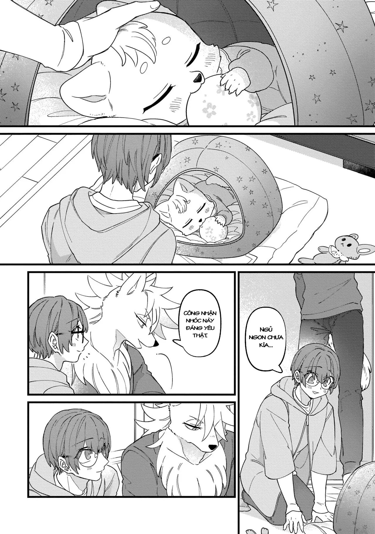 HentaiVN.net - Ảnh 25 - Trở thành gia đình với thú nhân [High Spec na Juujin ni Otosaremashita] - Chap 3