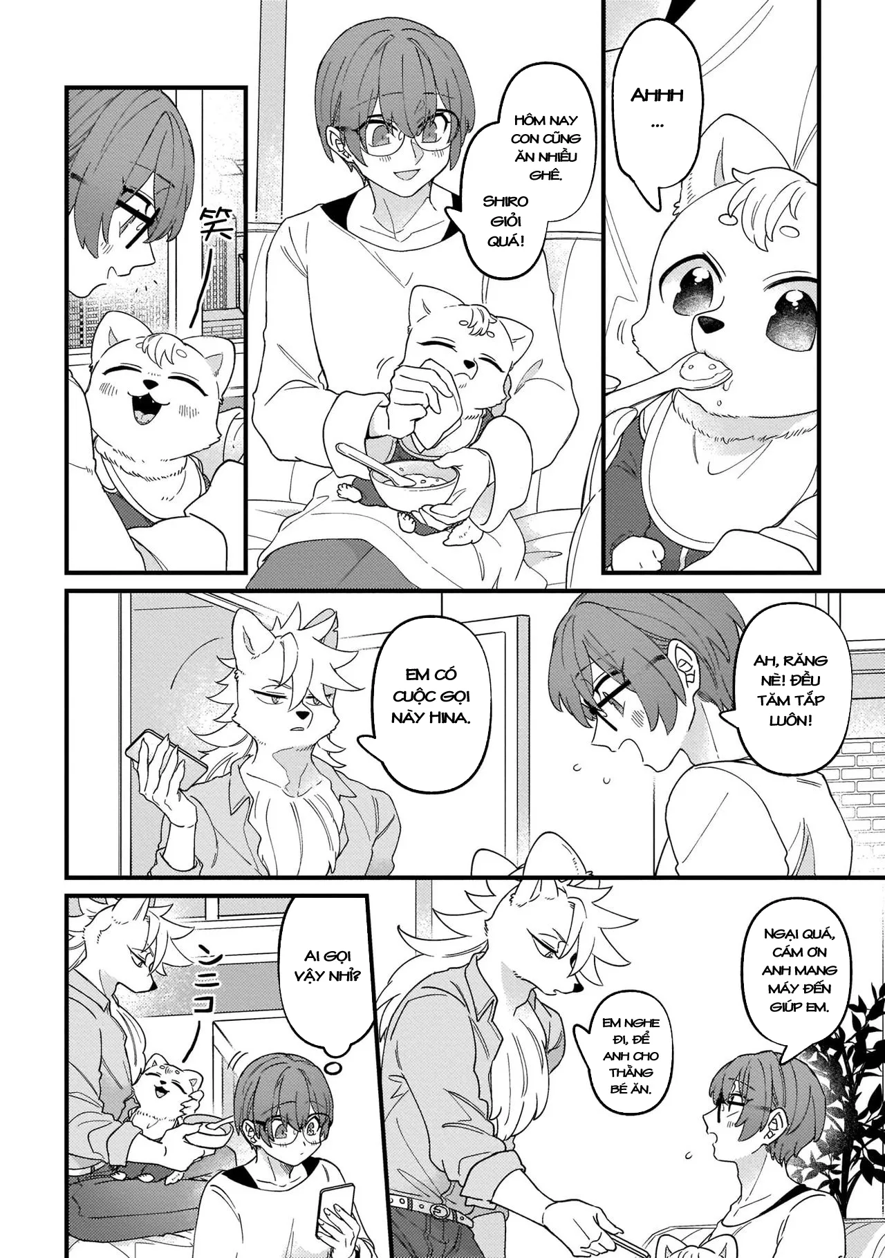 HentaiVN.net - Ảnh 29 - Trở thành gia đình với thú nhân [High Spec na Juujin ni Otosaremashita] - Chap 3