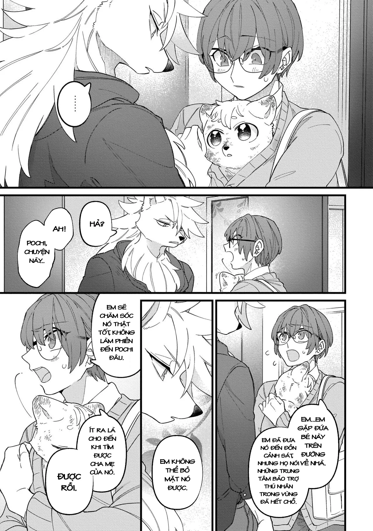 HentaiVN.net - Ảnh 8 - Trở thành gia đình với thú nhân [High Spec na Juujin ni Otosaremashita] - Chap 3