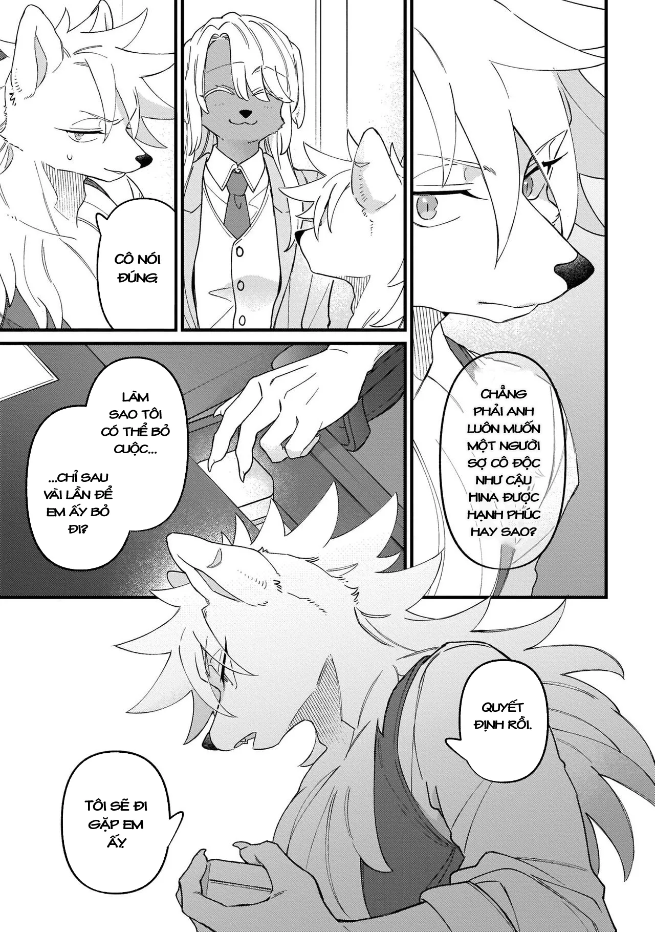 HentaiVN.net - Ảnh 16 - Trở thành gia đình với thú nhân [High Spec na Juujin ni Otosaremashita] - Chap 4