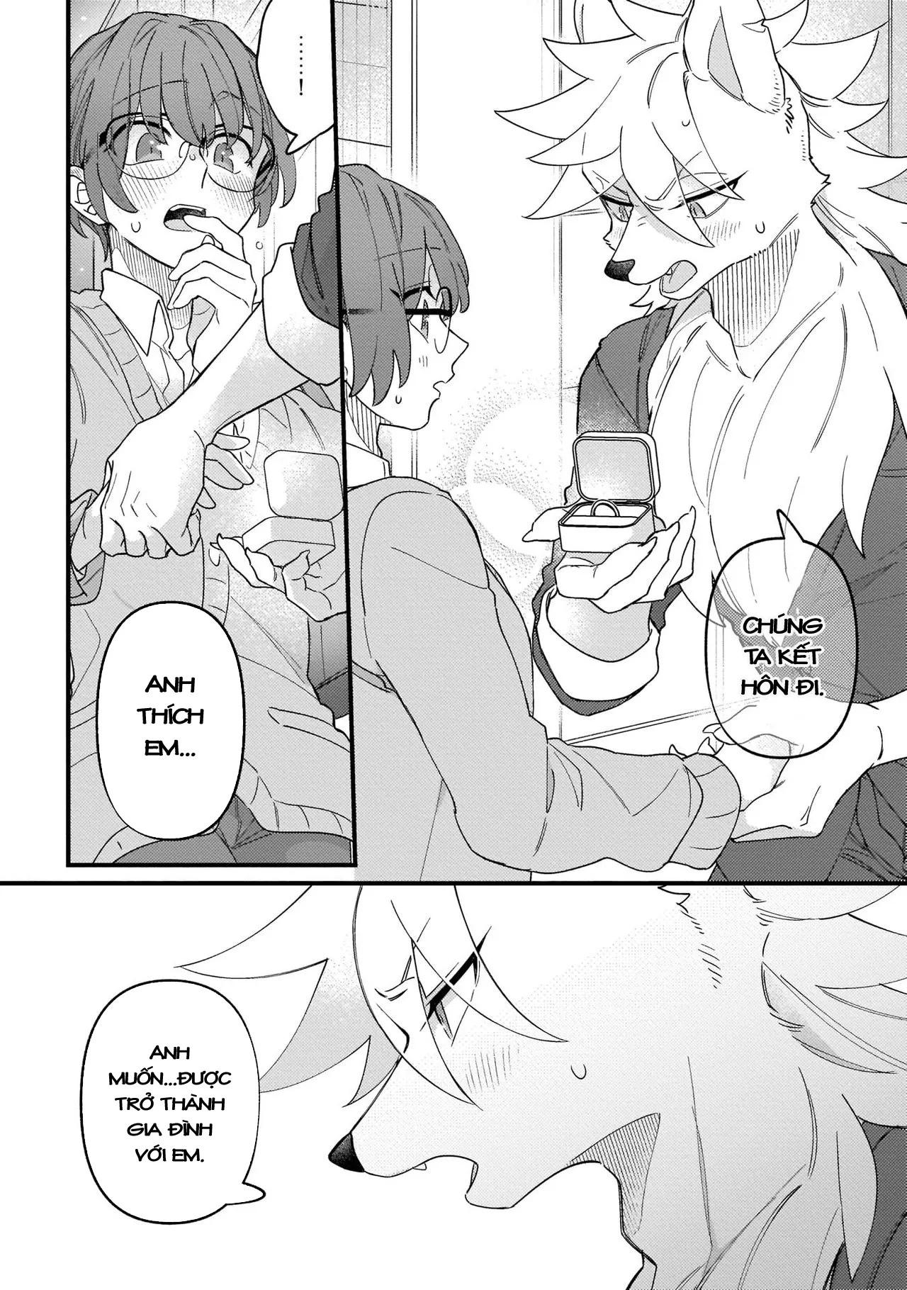HentaiVN.net - Ảnh 19 - Trở thành gia đình với thú nhân [High Spec na Juujin ni Otosaremashita] - Chap 4