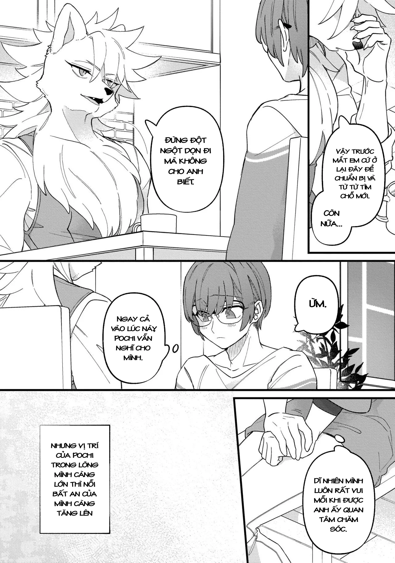 HentaiVN.net - Ảnh 9 - Trở thành gia đình với thú nhân [High Spec na Juujin ni Otosaremashita] - Chap 4