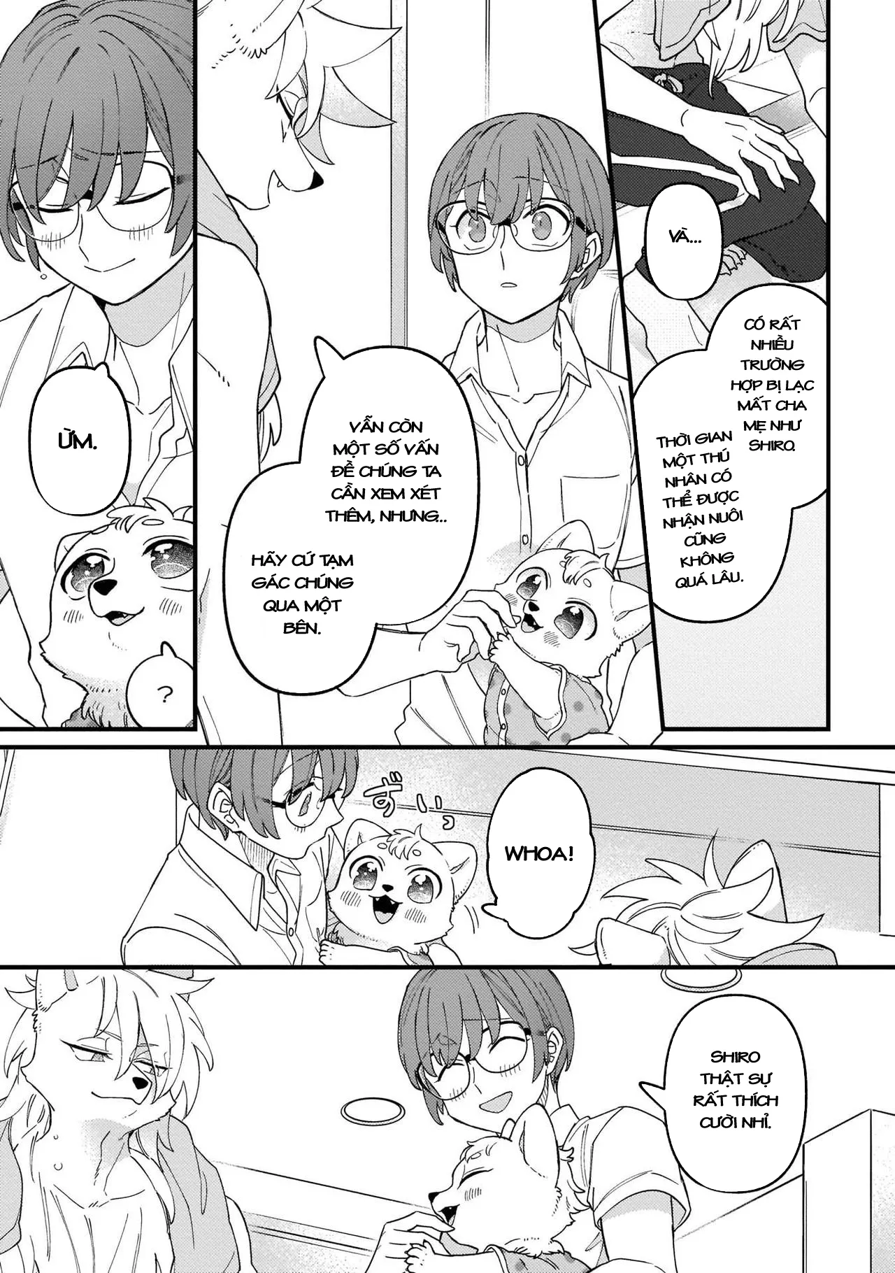 HentaiVN.net - Ảnh 12 - Trở thành gia đình với thú nhân [High Spec na Juujin ni Otosaremashita] - Chap 5