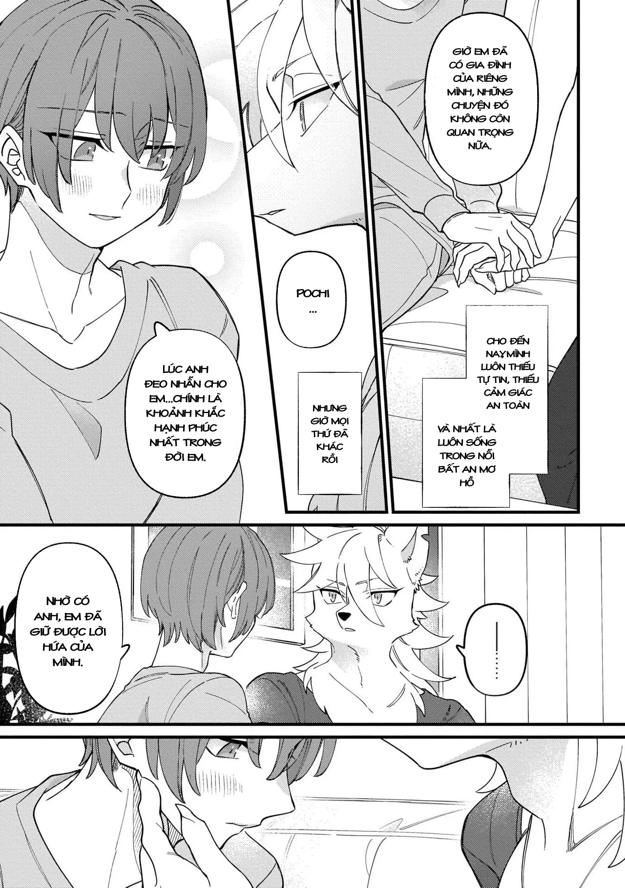 HentaiVN.net - Ảnh 18 - Trở thành gia đình với thú nhân [High Spec na Juujin ni Otosaremashita] - Chap 5