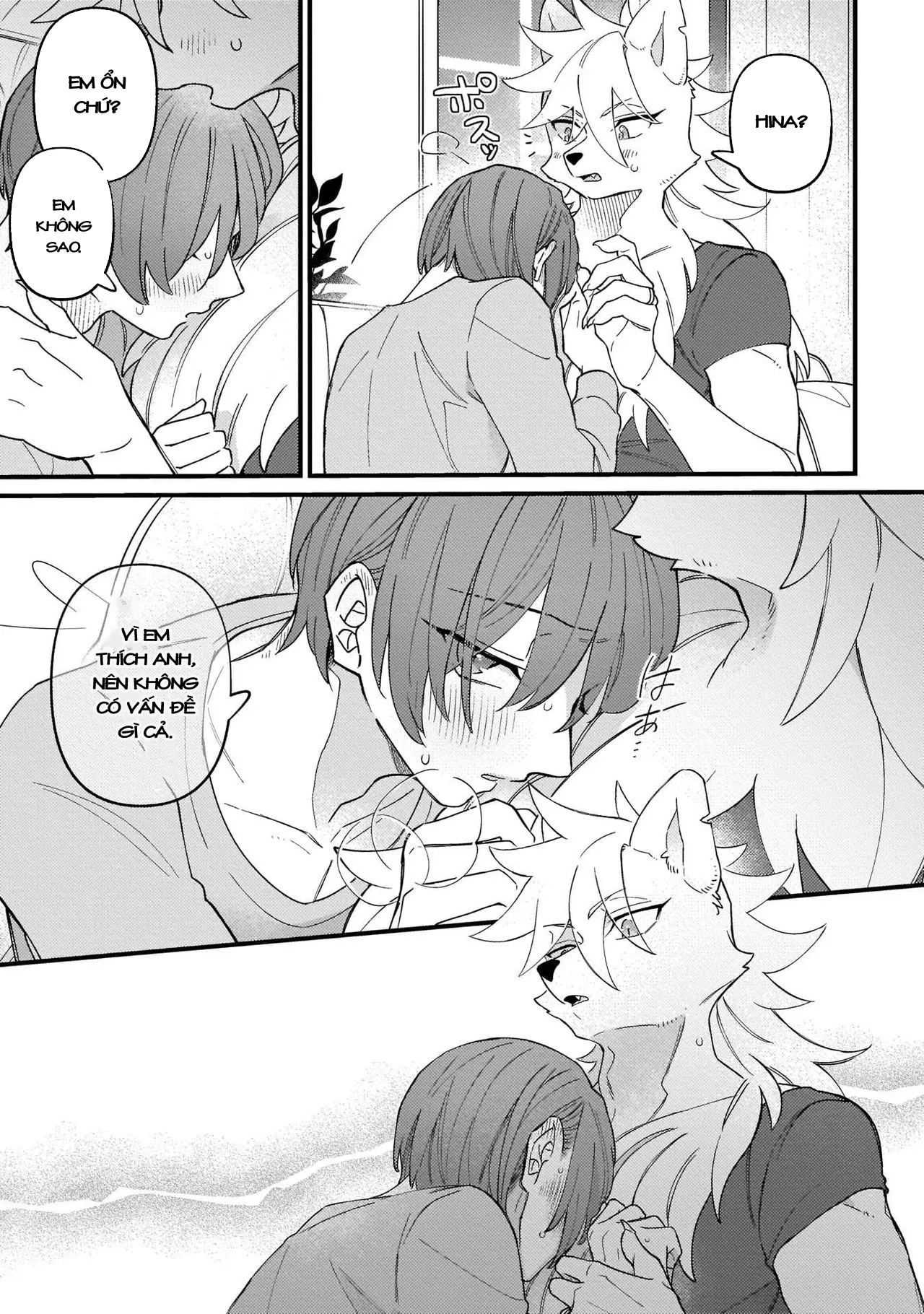 HentaiVN.net - Ảnh 20 - Trở thành gia đình với thú nhân [High Spec na Juujin ni Otosaremashita] - Chap 5