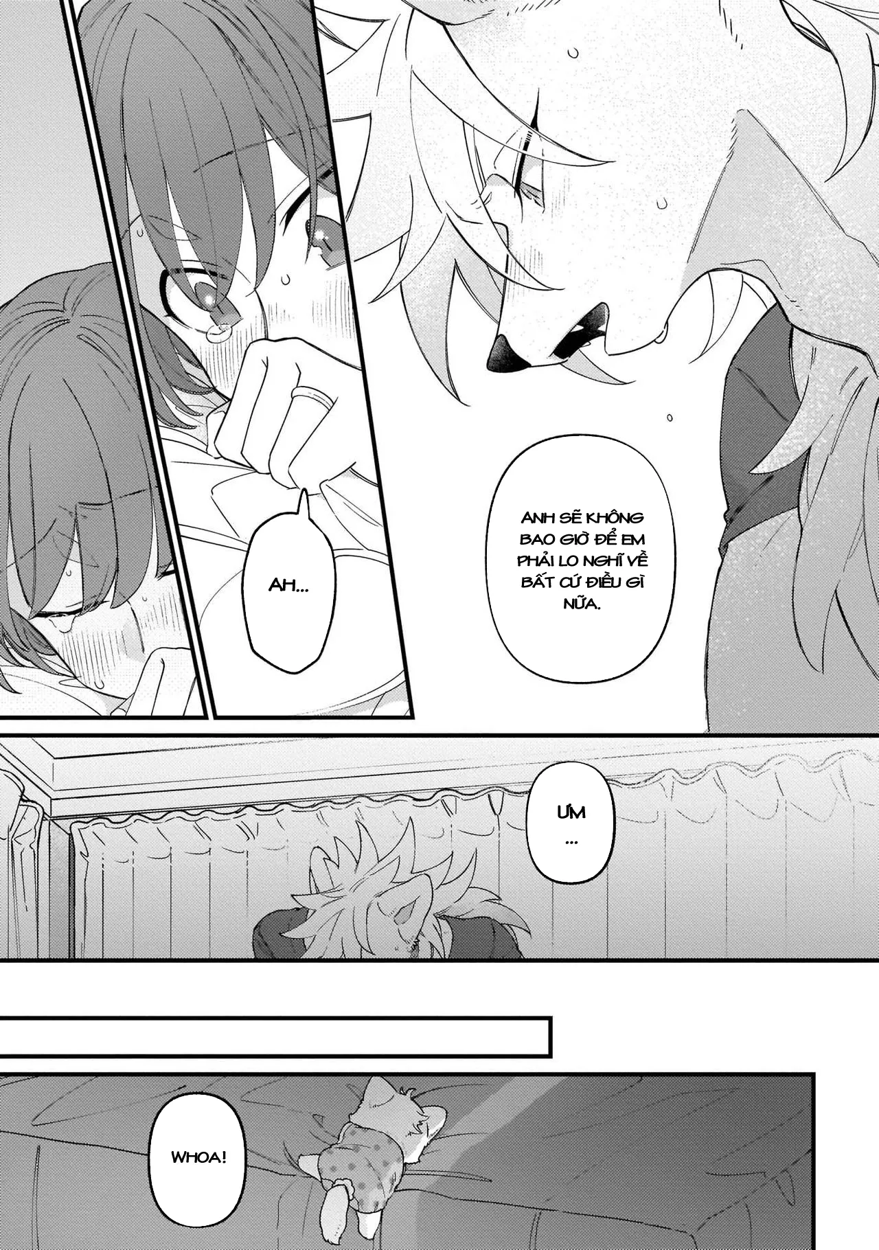HentaiVN.net - Ảnh 26 - Trở thành gia đình với thú nhân [High Spec na Juujin ni Otosaremashita] - Chap 5