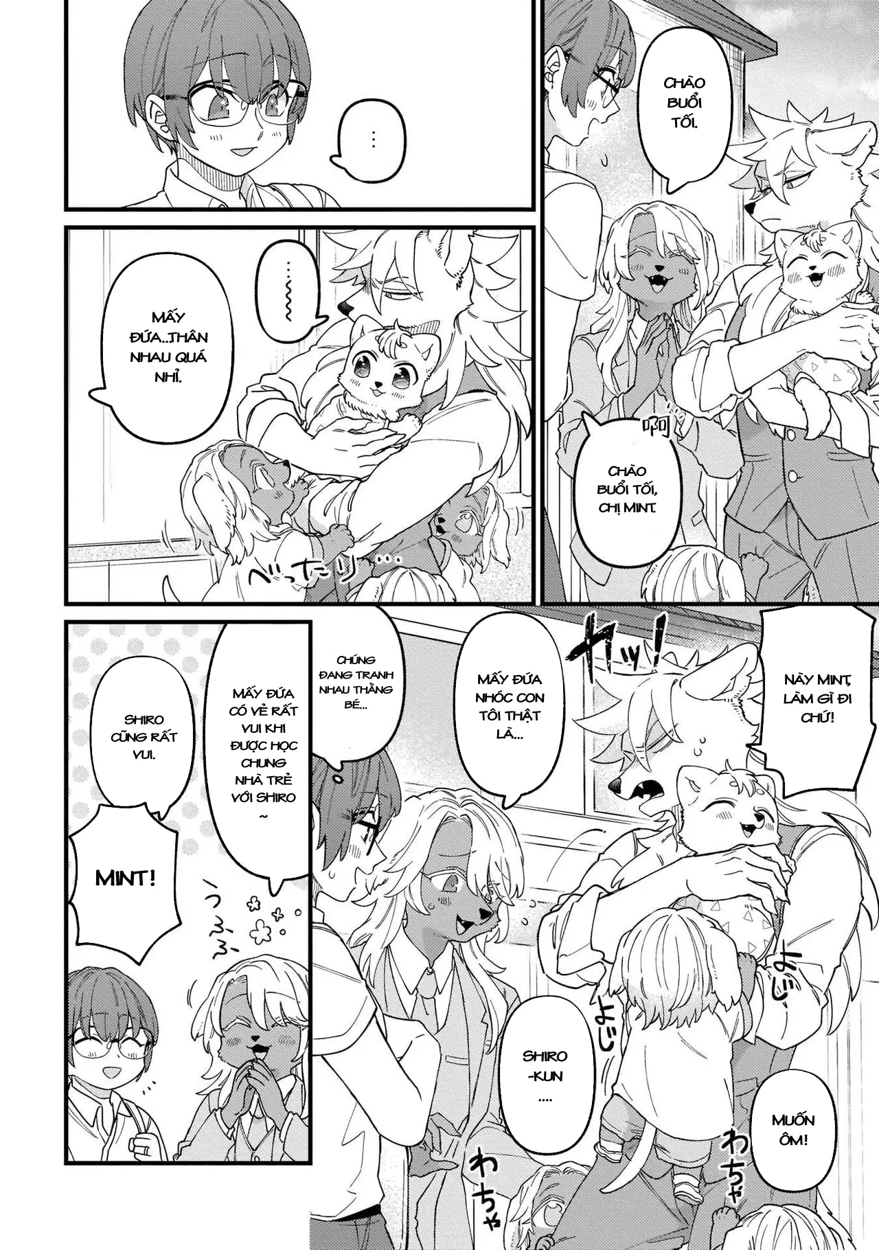 HentaiVN.net - Ảnh 7 - Trở thành gia đình với thú nhân [High Spec na Juujin ni Otosaremashita] - Chap 5
