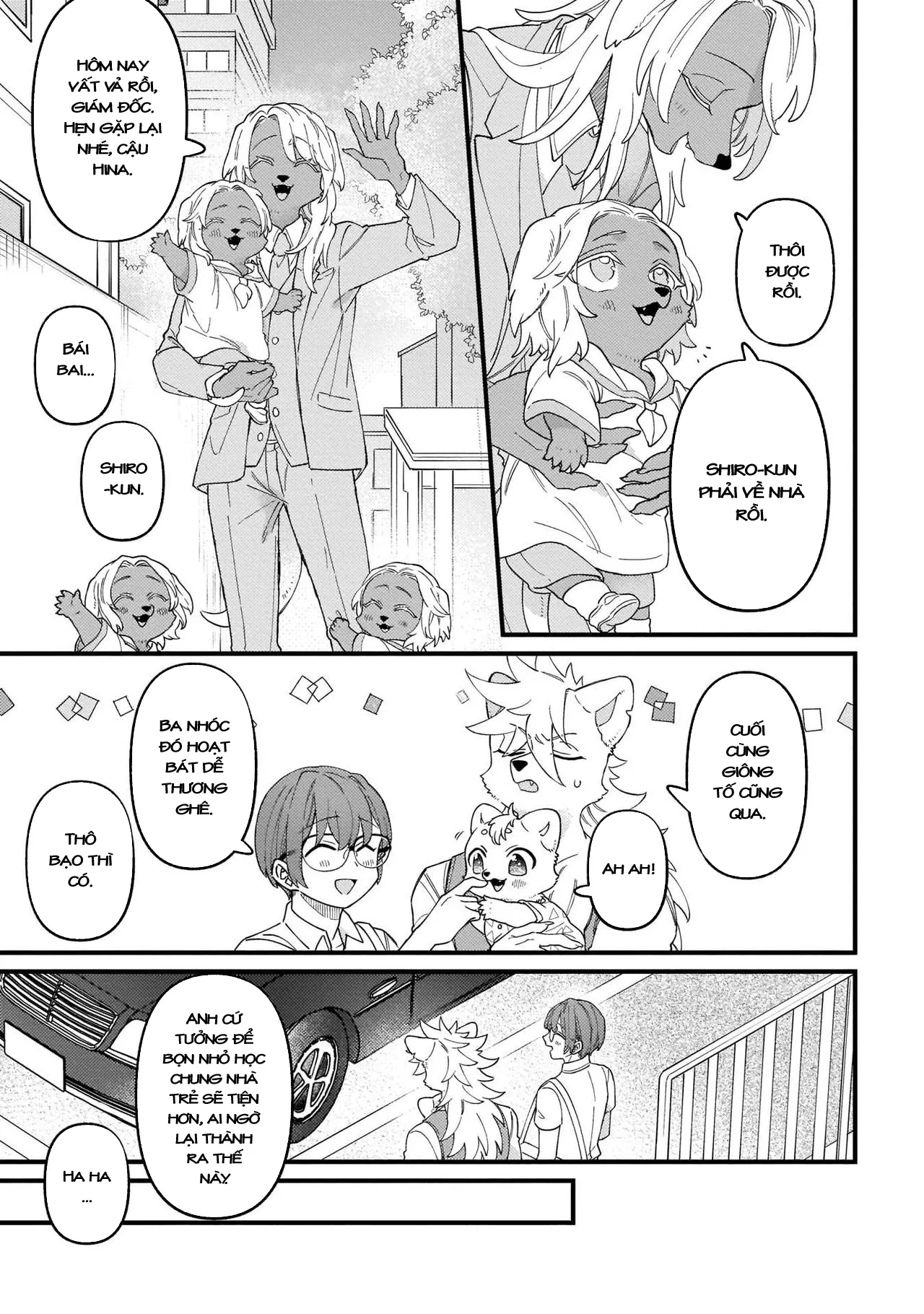 HentaiVN.net - Ảnh 8 - Trở thành gia đình với thú nhân [High Spec na Juujin ni Otosaremashita] - Chap 5